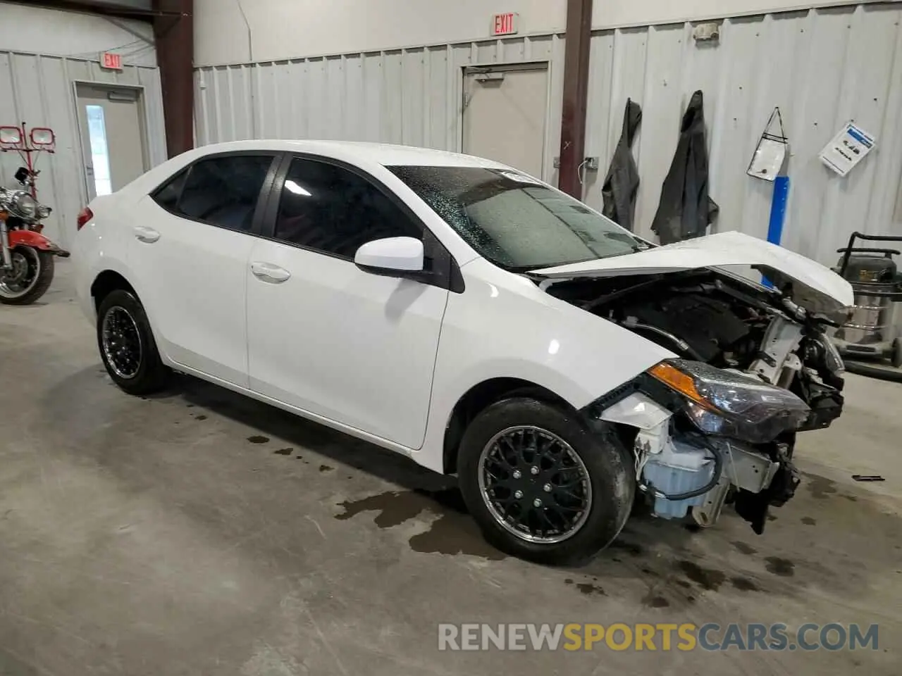 4 Photograph of a damaged car 5YFBURHEXKP884717 TOYOTA COROLLA 2019