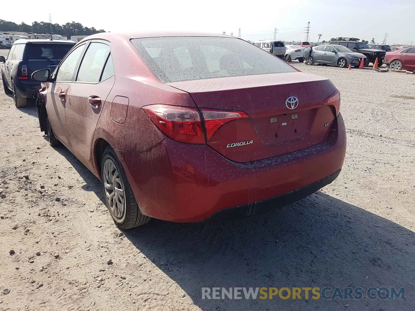 3 Photograph of a damaged car 5YFBURHEXKP885432 TOYOTA COROLLA 2019