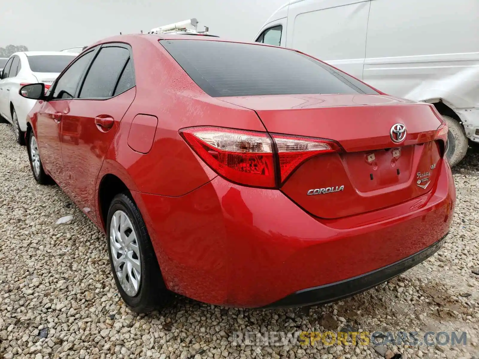 3 Photograph of a damaged car 5YFBURHEXKP888427 TOYOTA COROLLA 2019