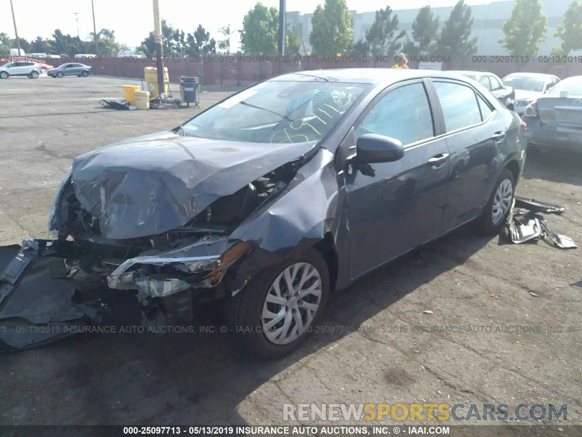 2 Photograph of a damaged car 5YFBURHEXKP894115 TOYOTA COROLLA 2019