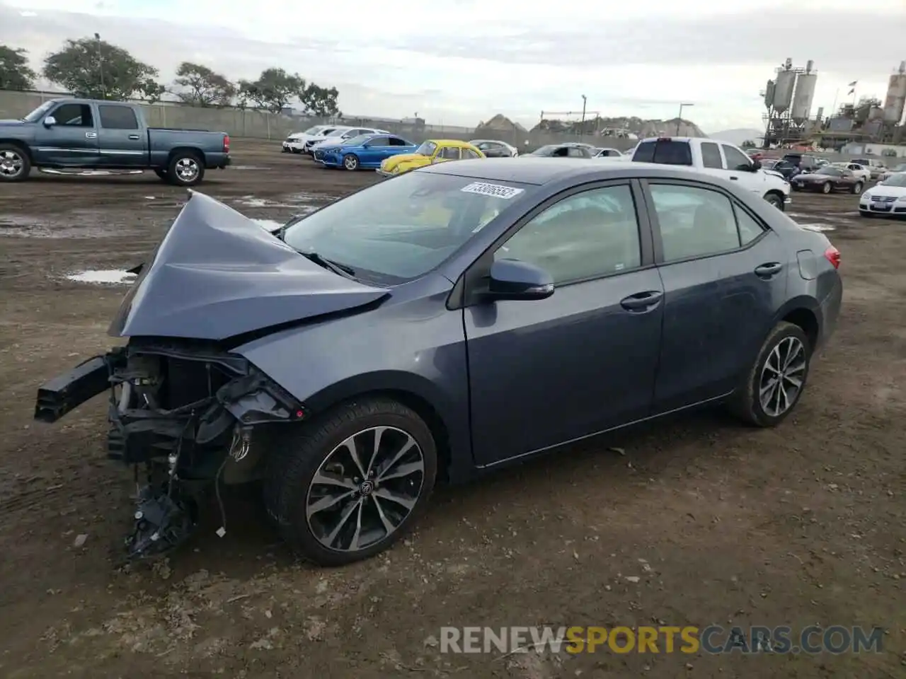 1 Photograph of a damaged car 5YFBURHEXKP898715 TOYOTA COROLLA 2019