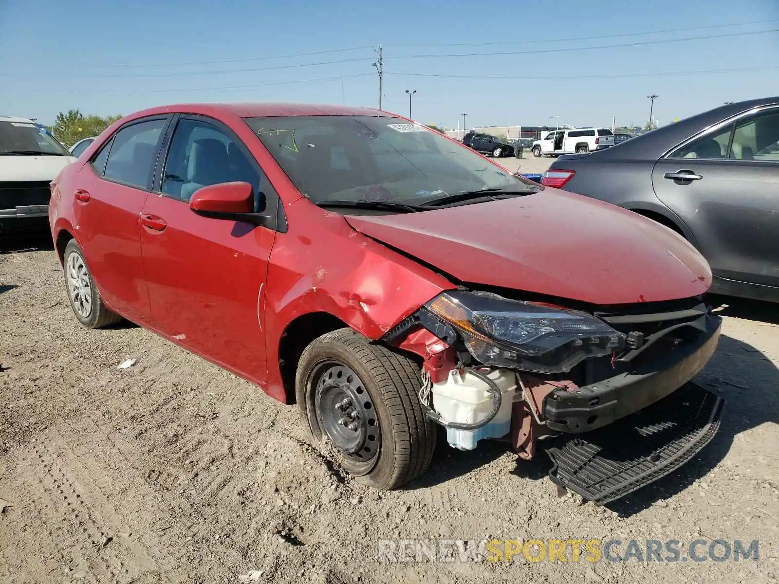 1 Photograph of a damaged car 5YFBURHEXKP898813 TOYOTA COROLLA 2019