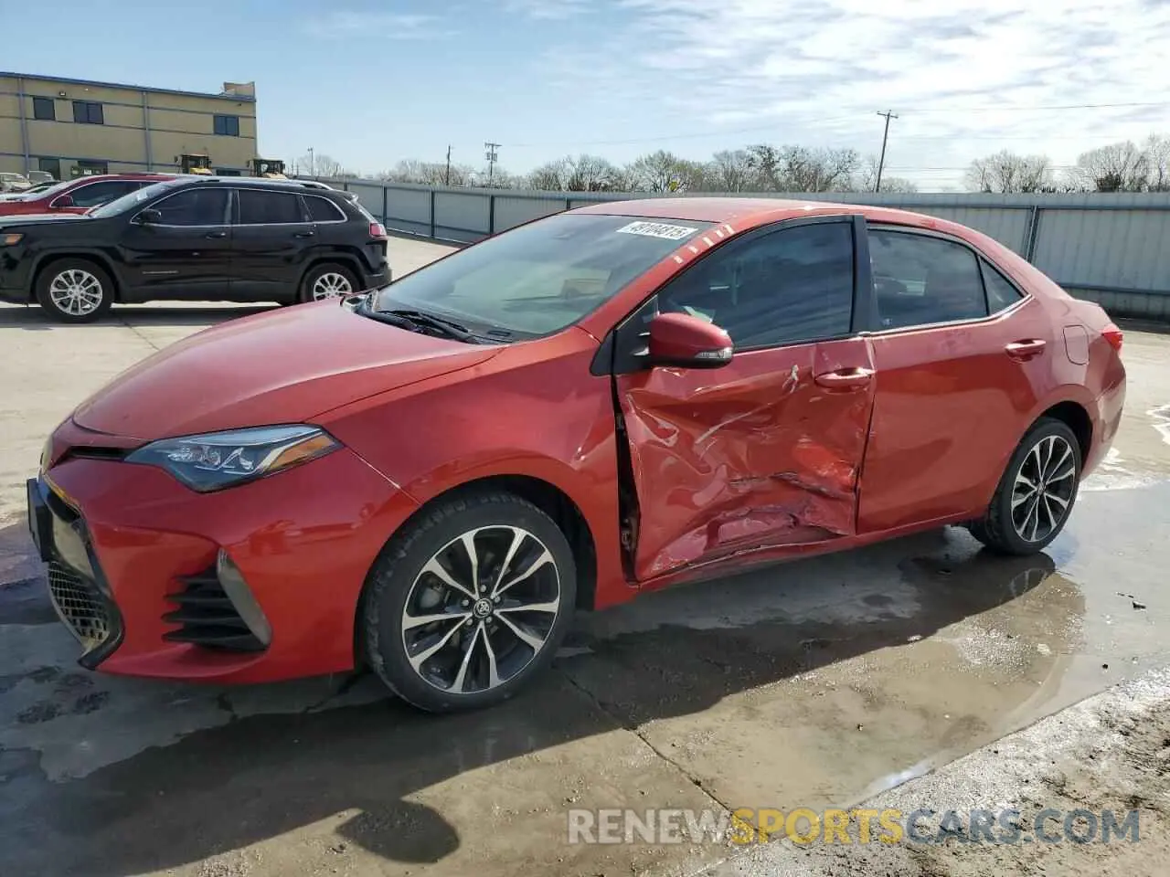 1 Photograph of a damaged car 5YFBURHEXKP898987 TOYOTA COROLLA 2019