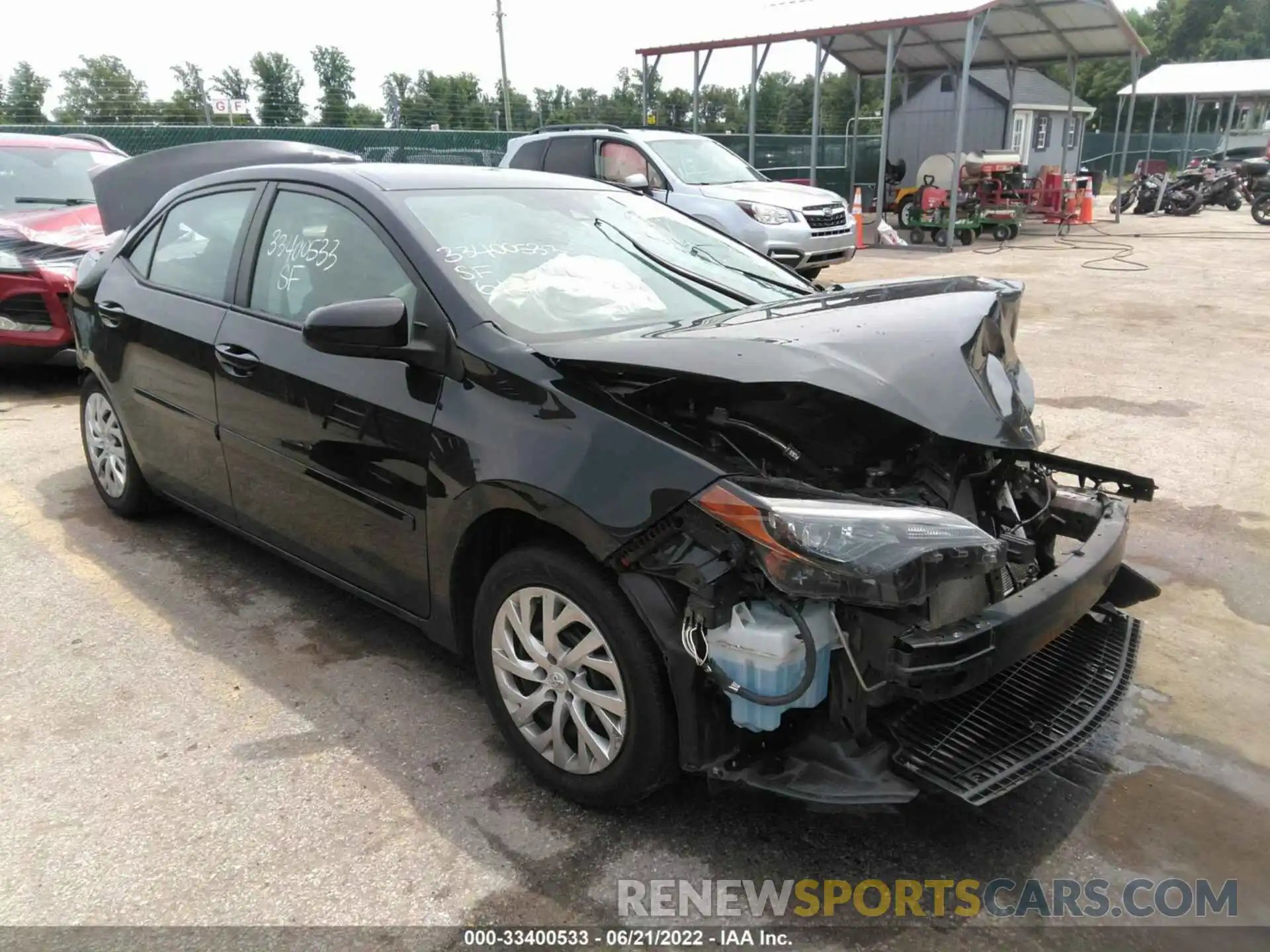 1 Photograph of a damaged car 5YFBURHEXKP901659 TOYOTA COROLLA 2019