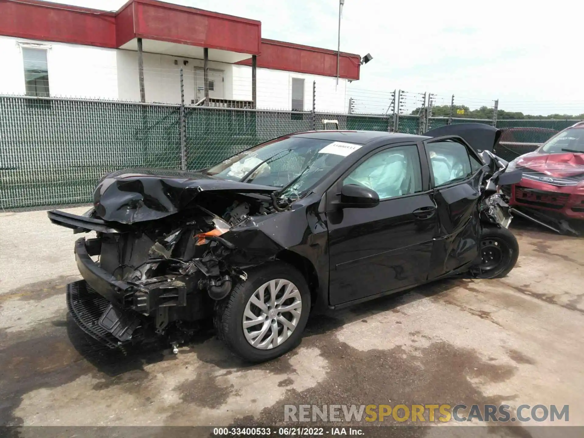 2 Photograph of a damaged car 5YFBURHEXKP901659 TOYOTA COROLLA 2019