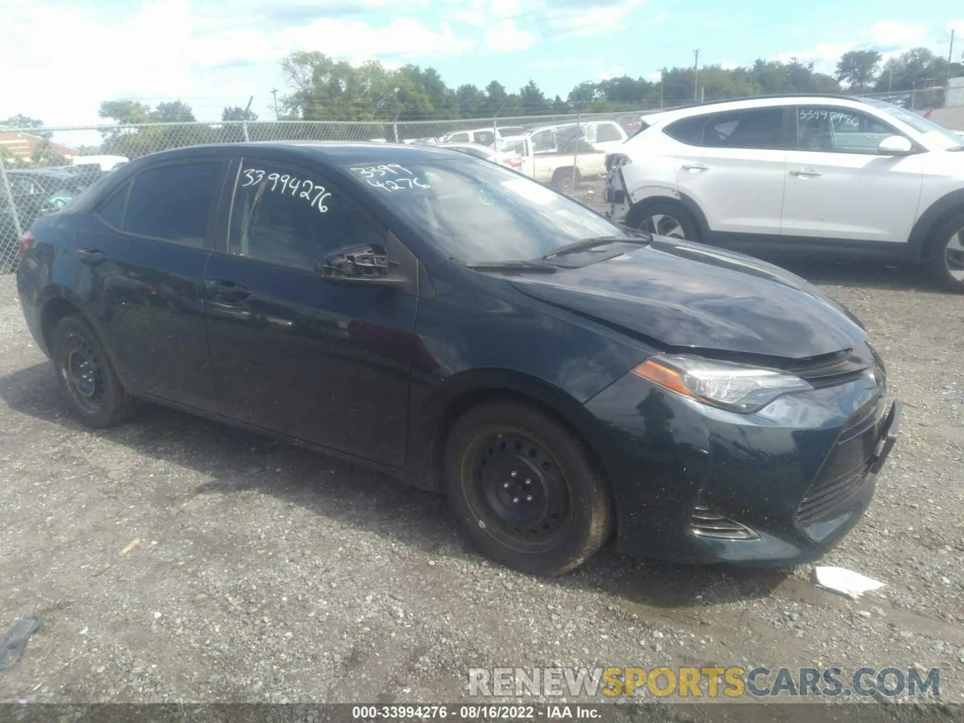 1 Photograph of a damaged car 5YFBURHEXKP902021 TOYOTA COROLLA 2019