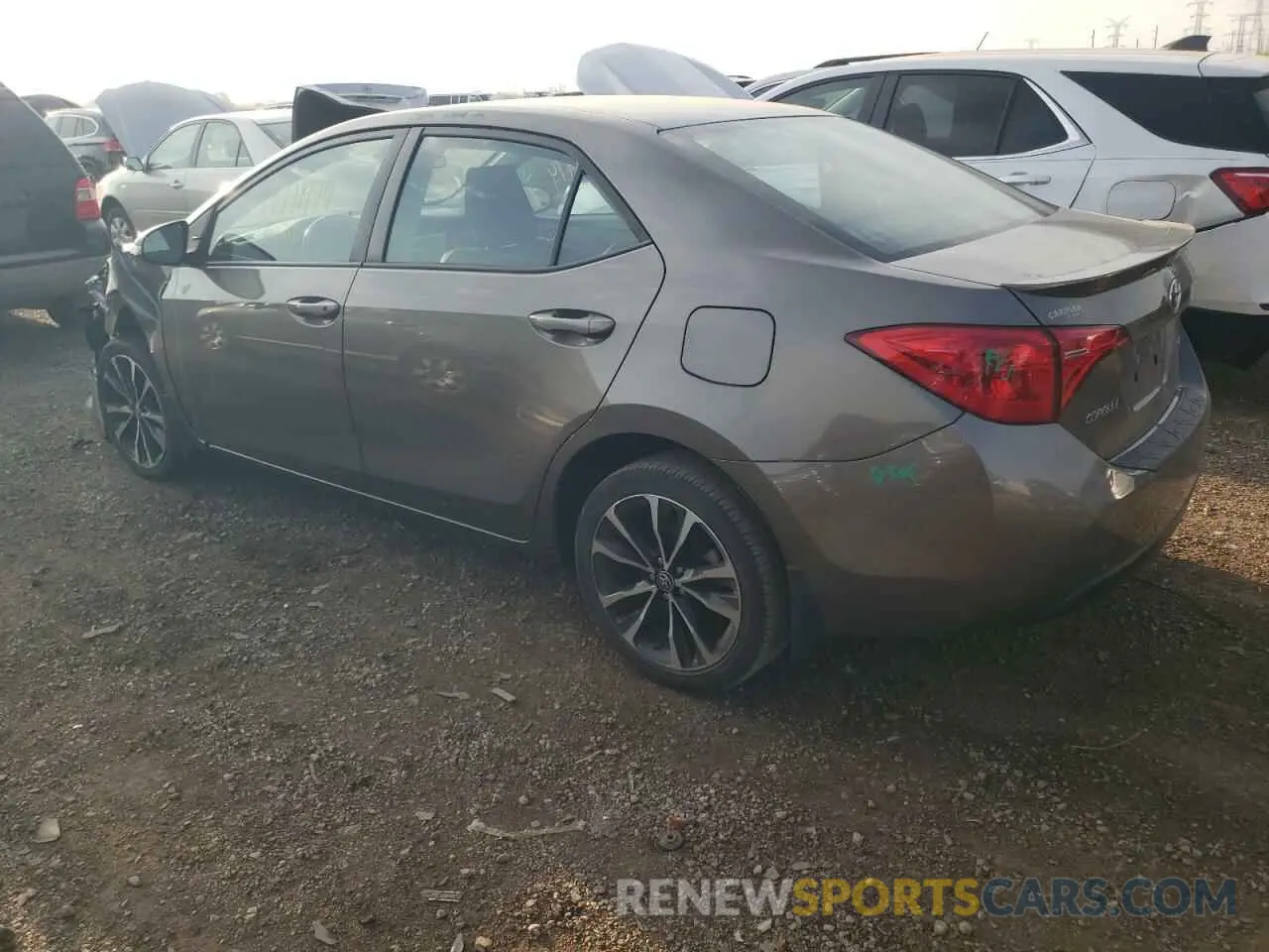 2 Photograph of a damaged car 5YFBURHEXKP903217 TOYOTA COROLLA 2019