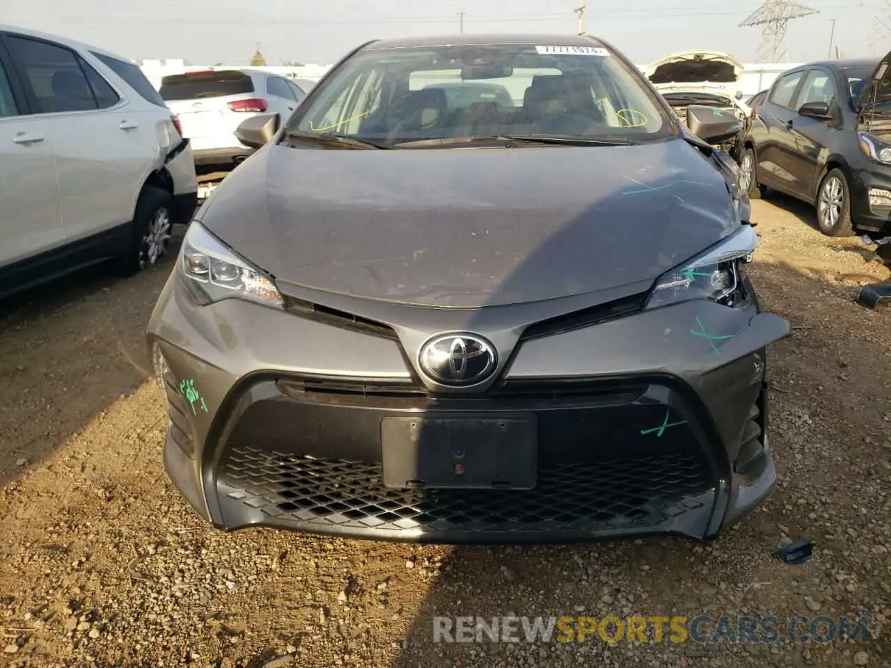 5 Photograph of a damaged car 5YFBURHEXKP903217 TOYOTA COROLLA 2019