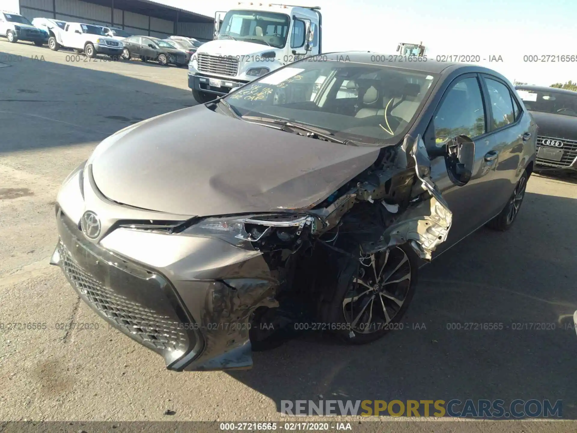 2 Photograph of a damaged car 5YFBURHEXKP904089 TOYOTA COROLLA 2019