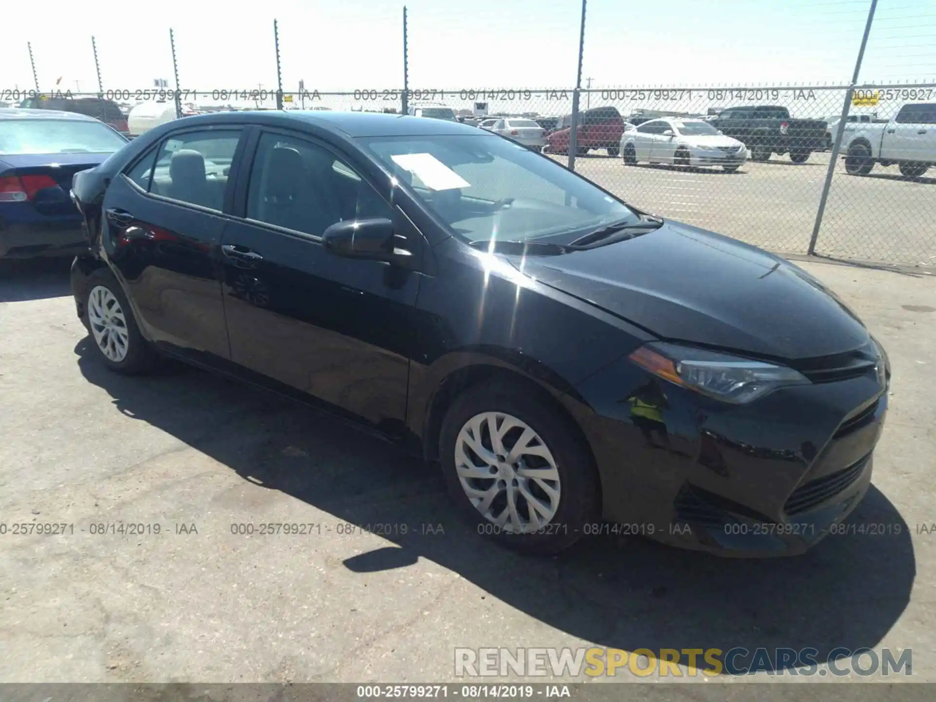 1 Photograph of a damaged car 5YFBURHEXKP904707 TOYOTA COROLLA 2019