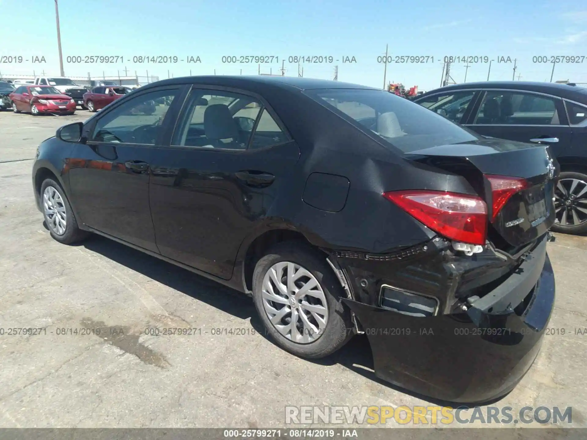 3 Photograph of a damaged car 5YFBURHEXKP904707 TOYOTA COROLLA 2019