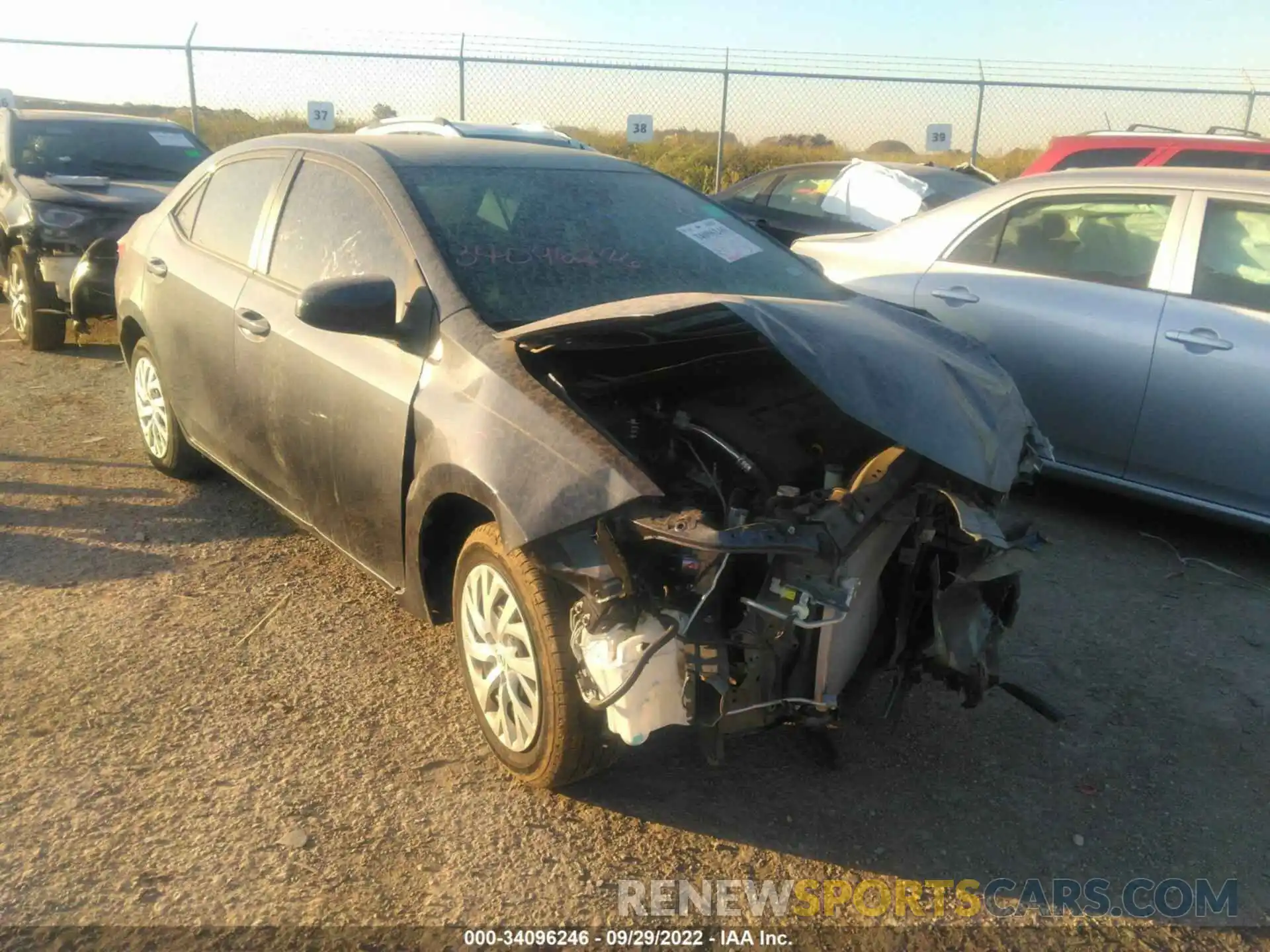 3 Photograph of a damaged car 5YFBURHEXKP907364 TOYOTA COROLLA 2019