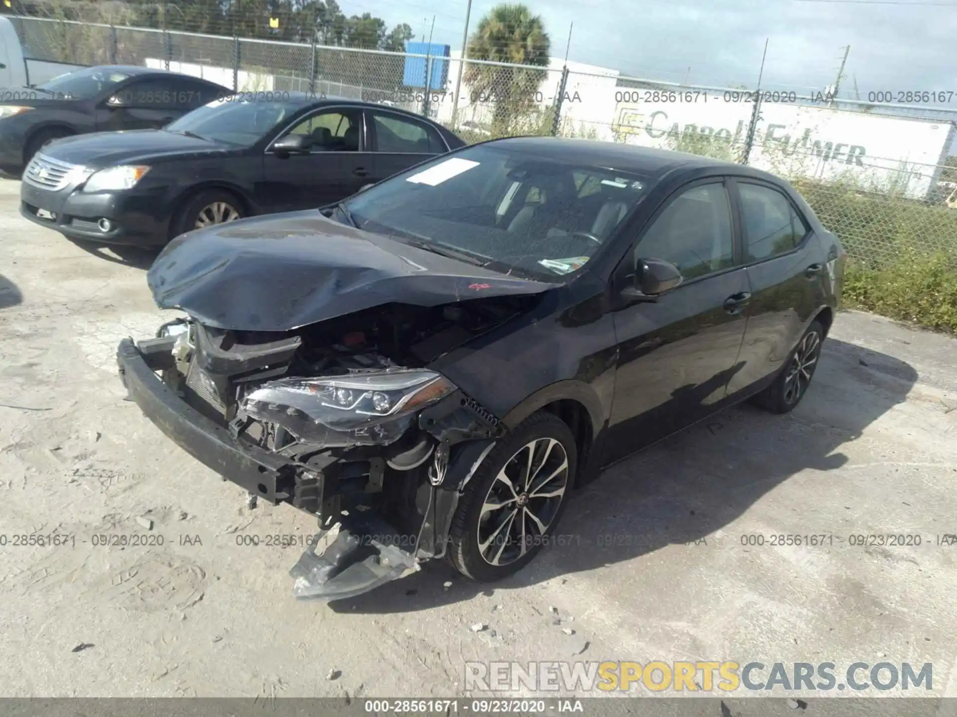 2 Photograph of a damaged car 5YFBURHEXKP907428 TOYOTA COROLLA 2019