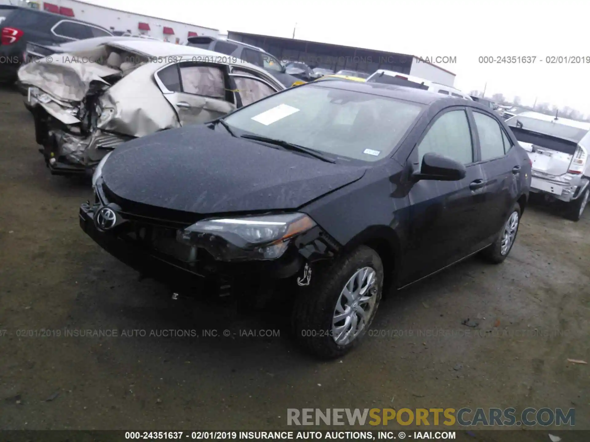 2 Photograph of a damaged car 5YFBURHEXKP908272 TOYOTA COROLLA 2019