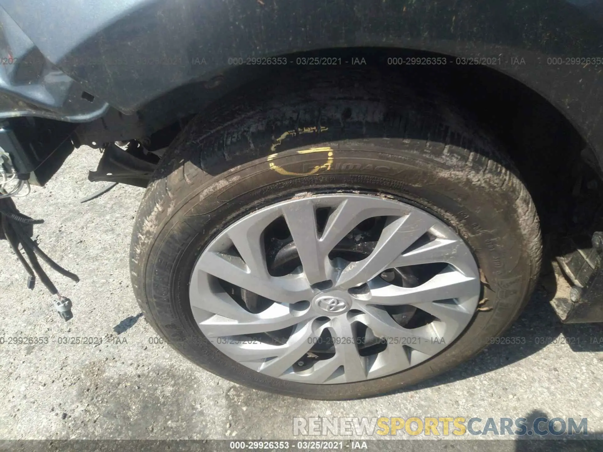 11 Photograph of a damaged car 5YFBURHEXKP909213 TOYOTA COROLLA 2019