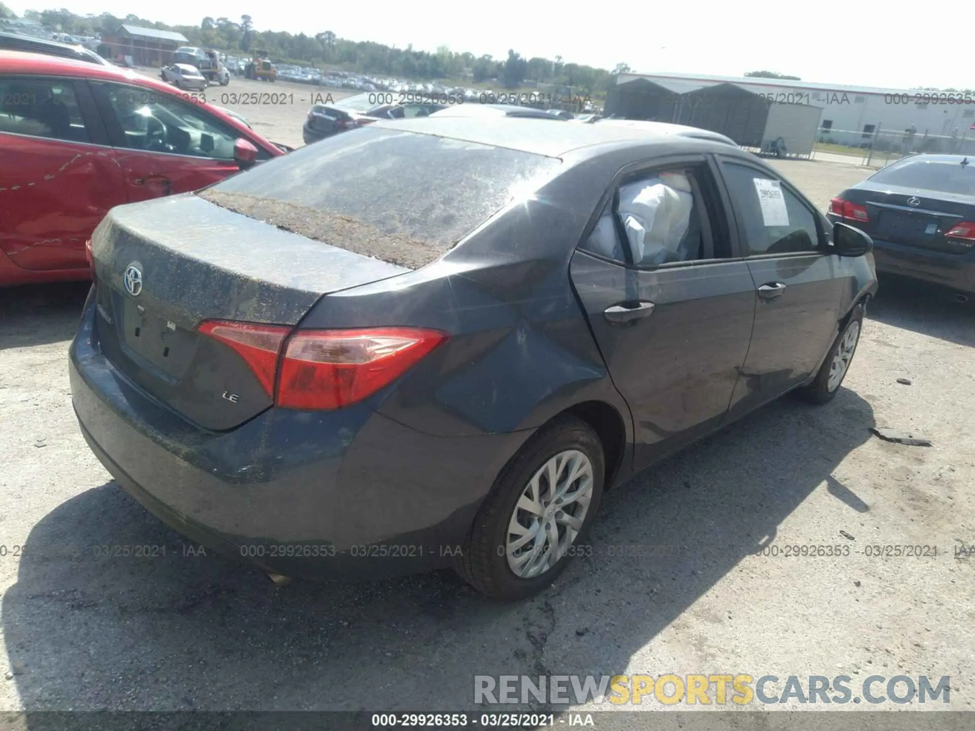 4 Photograph of a damaged car 5YFBURHEXKP909213 TOYOTA COROLLA 2019