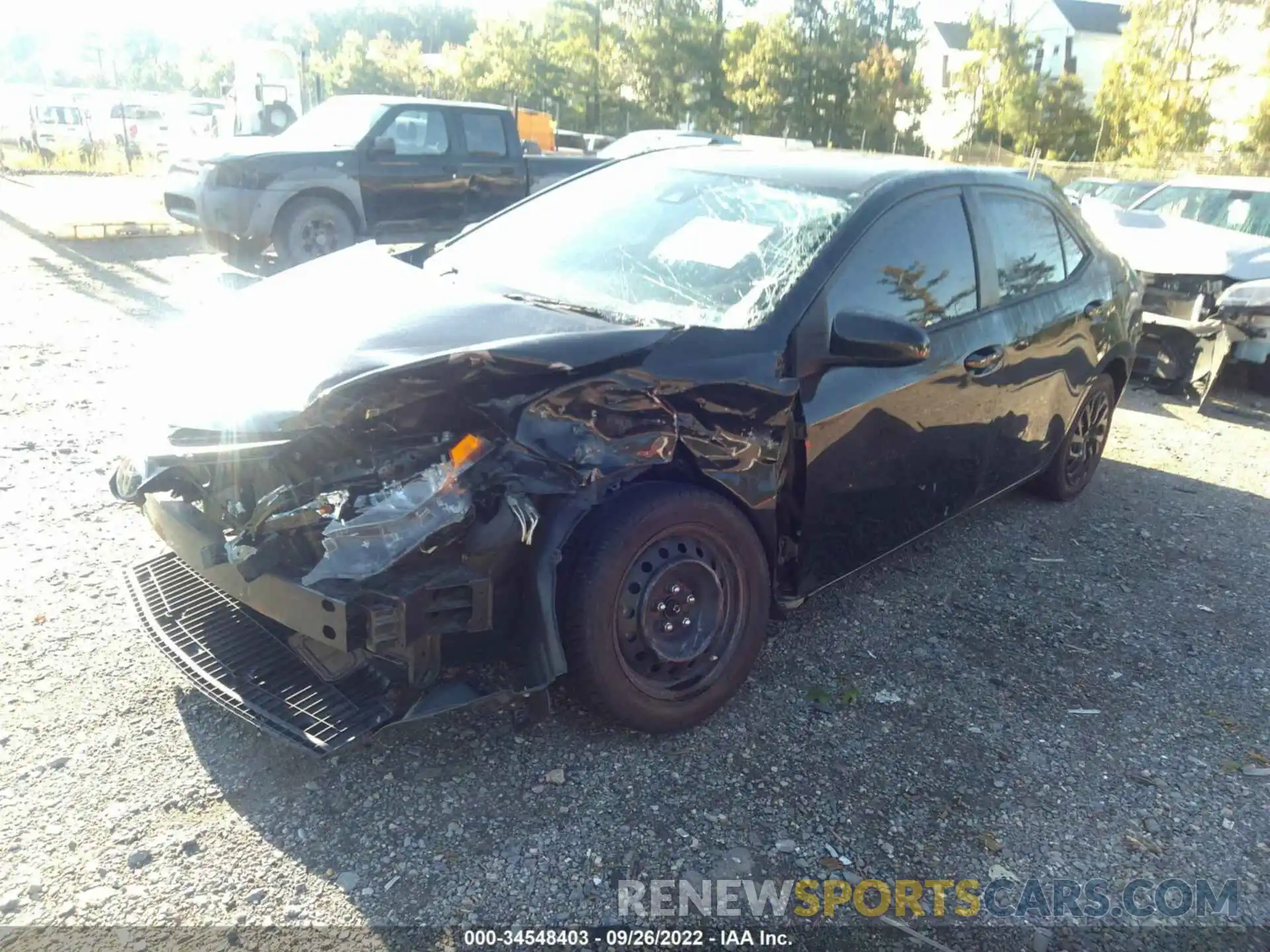 2 Photograph of a damaged car 5YFBURHEXKP910622 TOYOTA COROLLA 2019