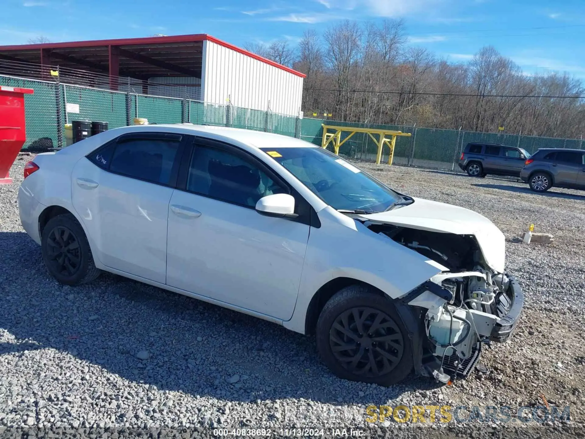 1 Photograph of a damaged car 5YFBURHEXKP912547 TOYOTA COROLLA 2019