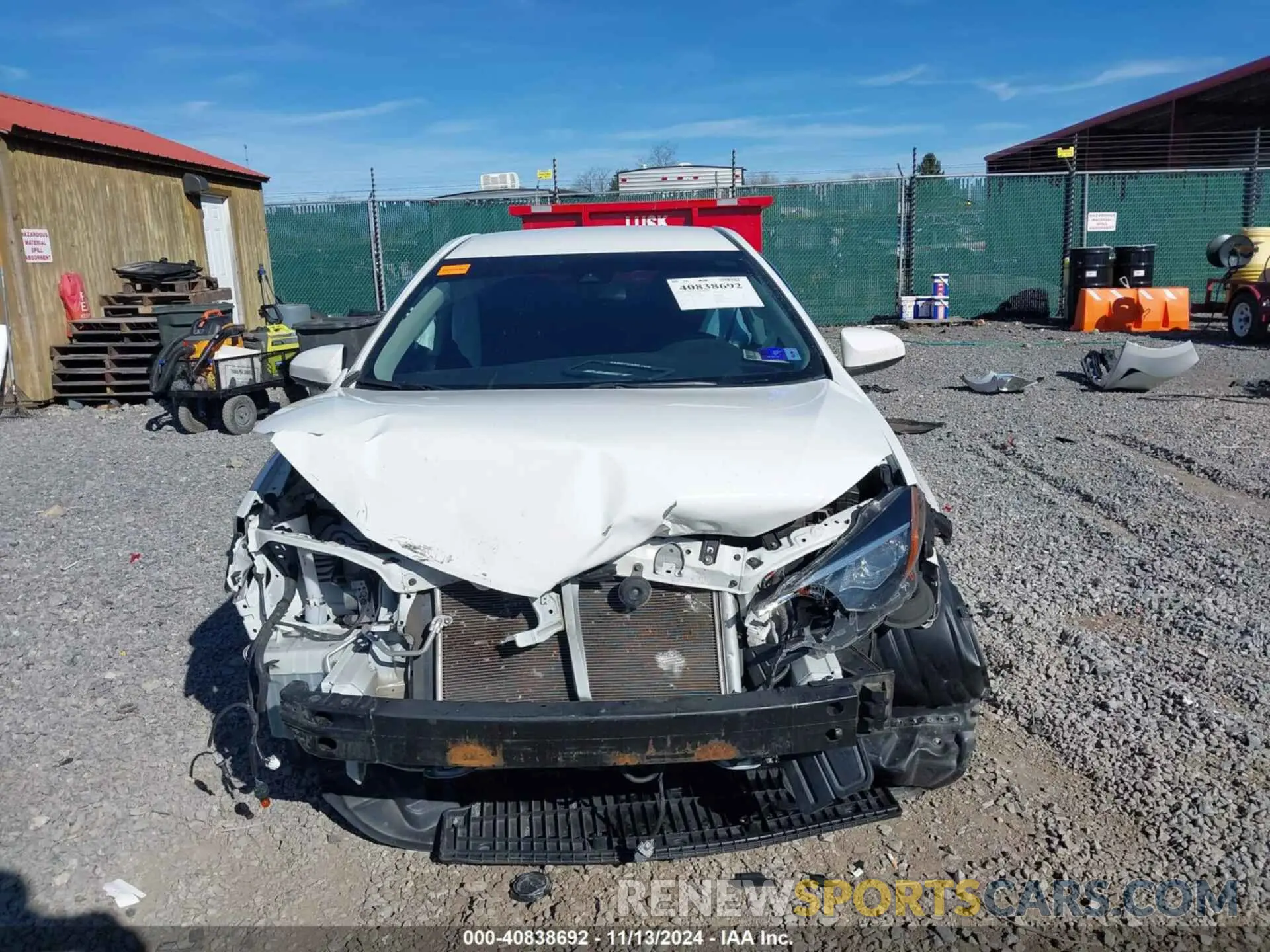 13 Photograph of a damaged car 5YFBURHEXKP912547 TOYOTA COROLLA 2019