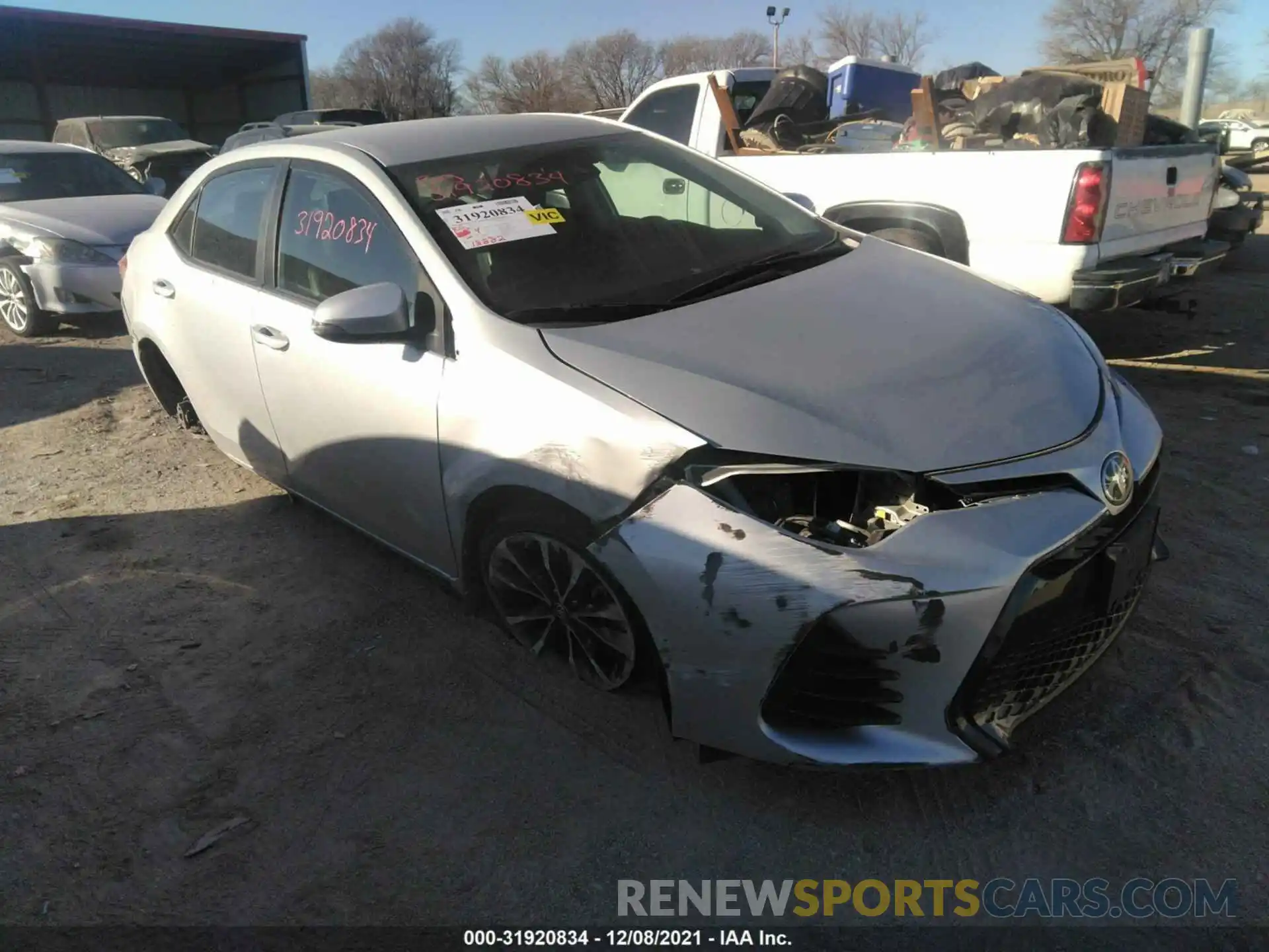 1 Photograph of a damaged car 5YFBURHEXKP913147 TOYOTA COROLLA 2019