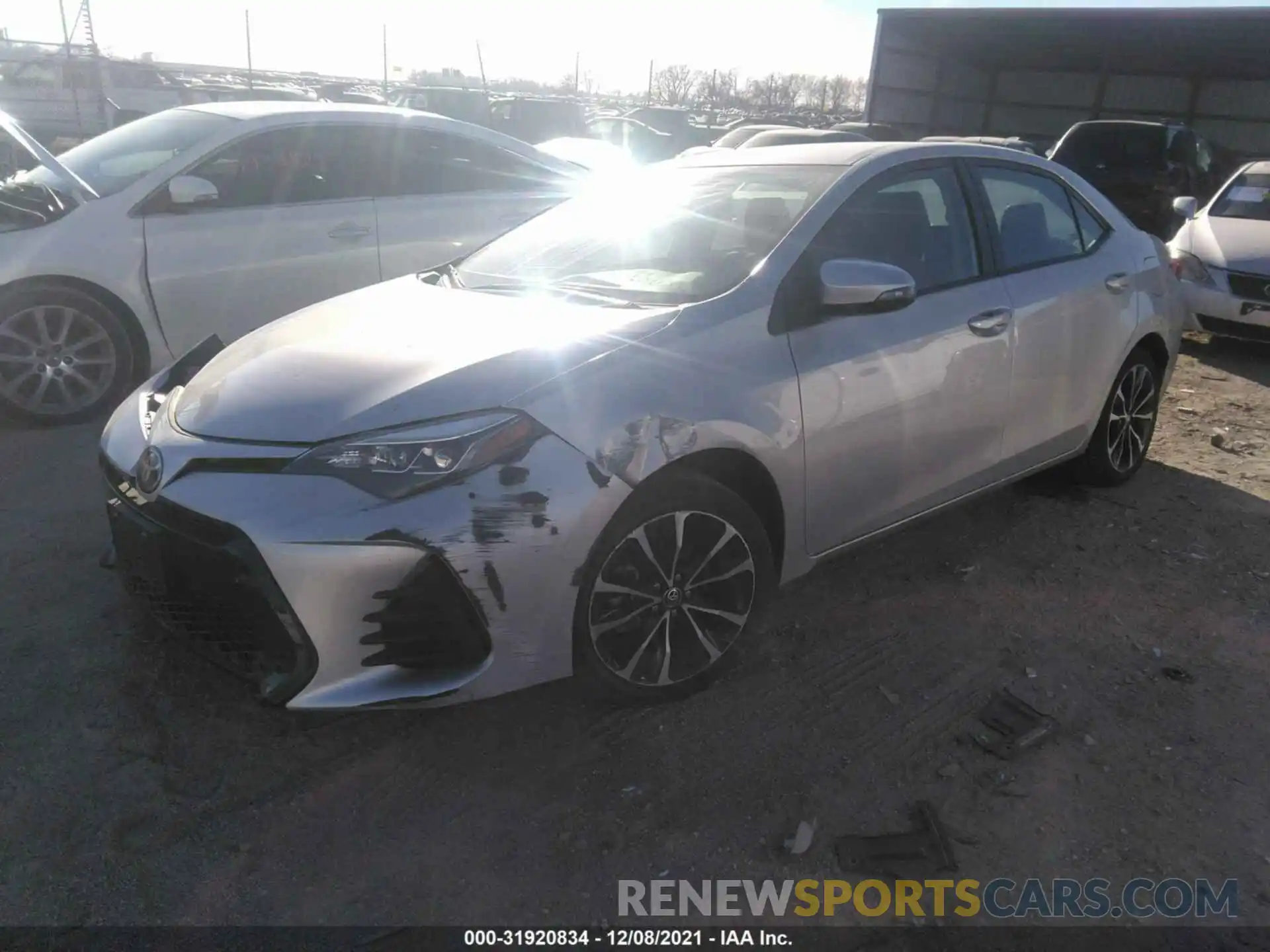 2 Photograph of a damaged car 5YFBURHEXKP913147 TOYOTA COROLLA 2019