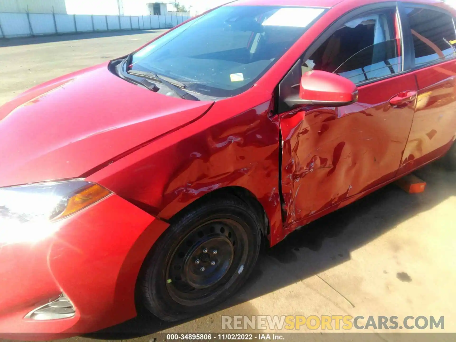 6 Photograph of a damaged car 5YFBURHEXKP914184 TOYOTA COROLLA 2019