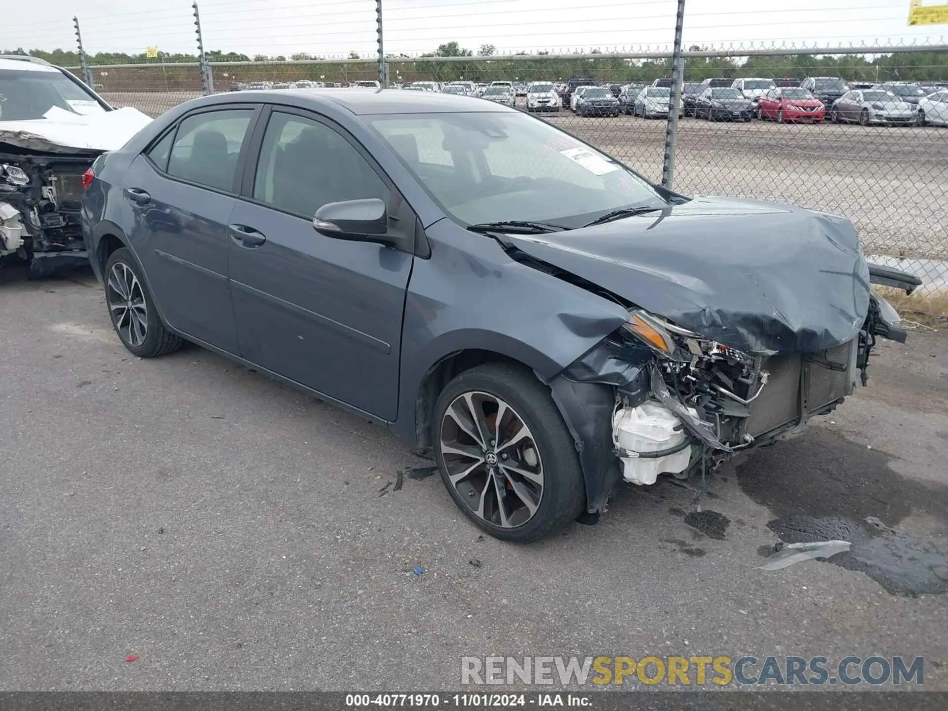 1 Photograph of a damaged car 5YFBURHEXKP915920 TOYOTA COROLLA 2019