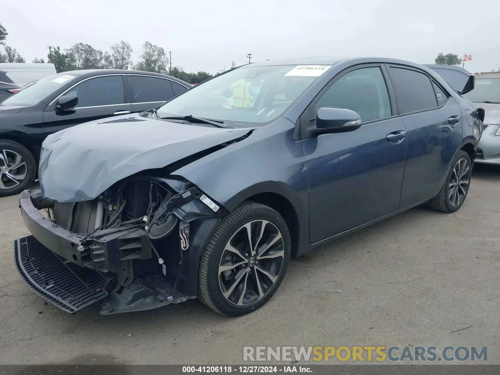 2 Photograph of a damaged car 5YFBURHEXKP918106 TOYOTA COROLLA 2019
