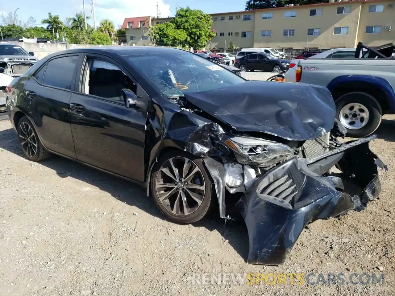 1 Photograph of a damaged car 5YFBURHEXKP920616 TOYOTA COROLLA 2019