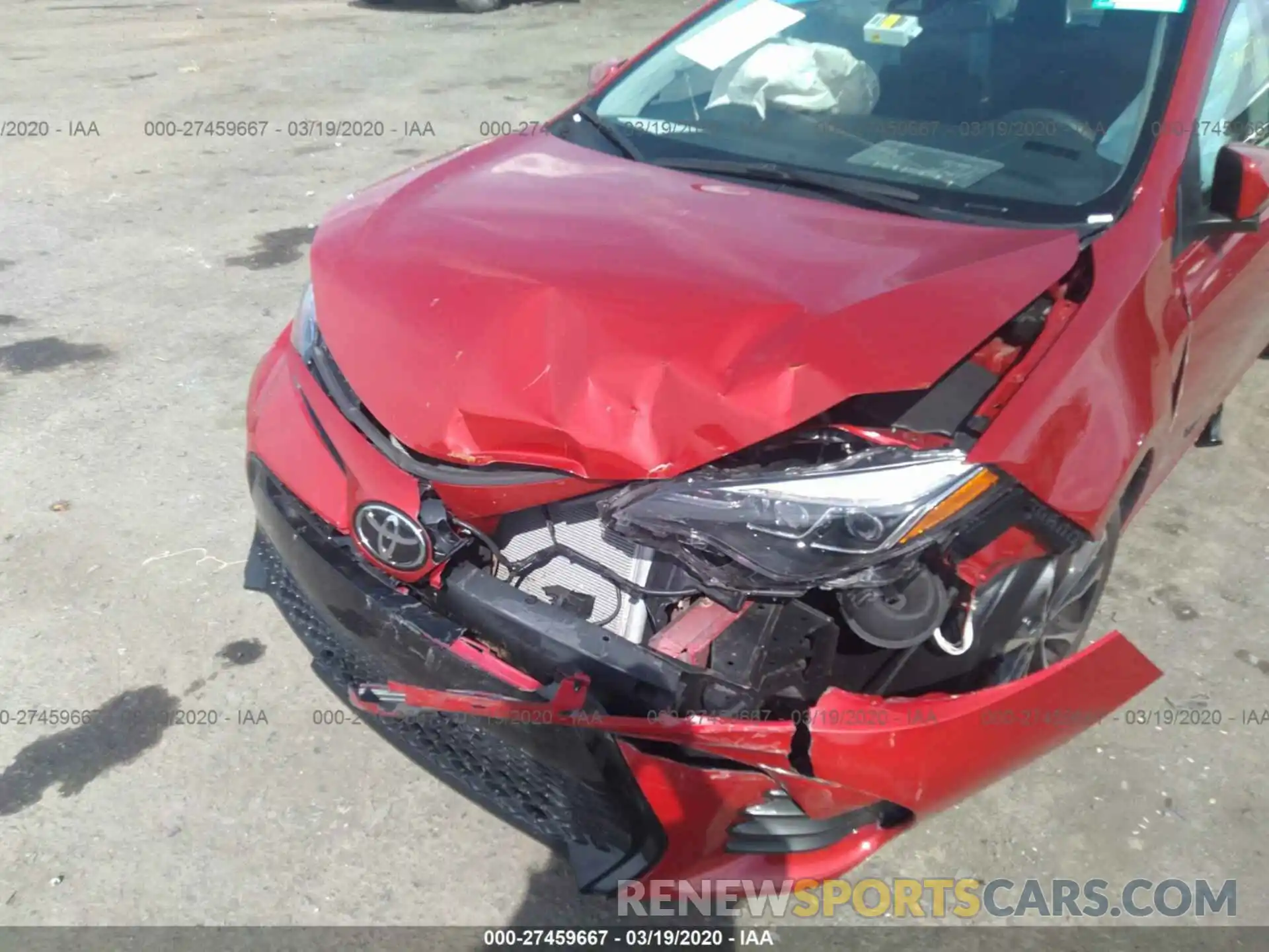 6 Photograph of a damaged car 5YFBURHEXKP922494 TOYOTA COROLLA 2019