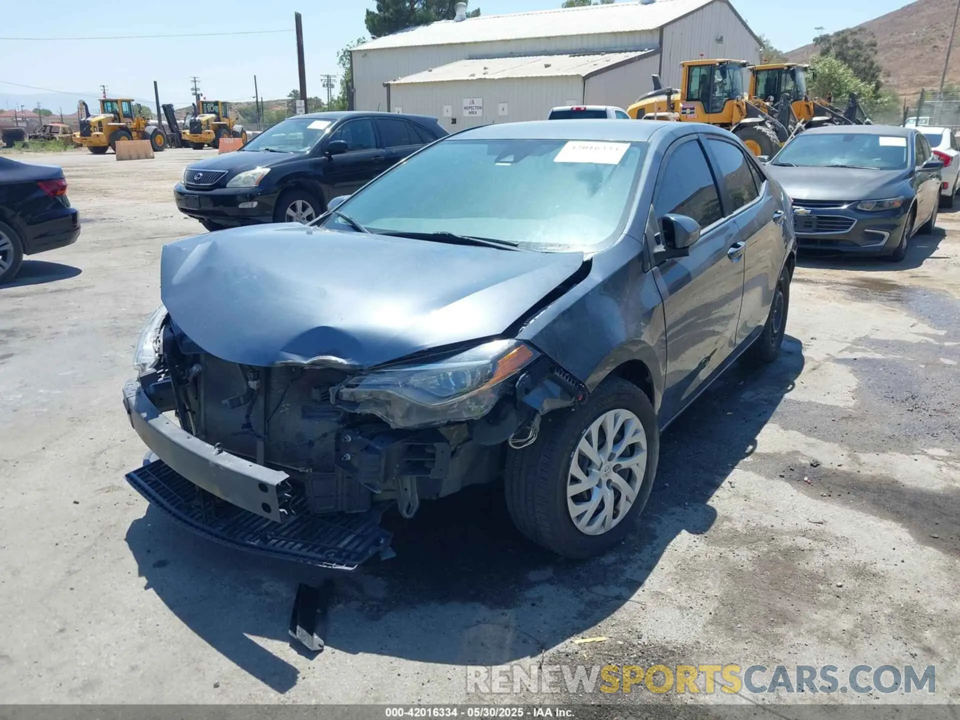 2 Photograph of a damaged car 5YFBURHEXKP926609 TOYOTA COROLLA 2019