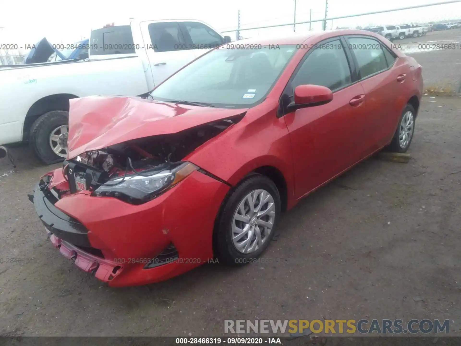 2 Photograph of a damaged car 5YFBURHEXKP926982 TOYOTA COROLLA 2019