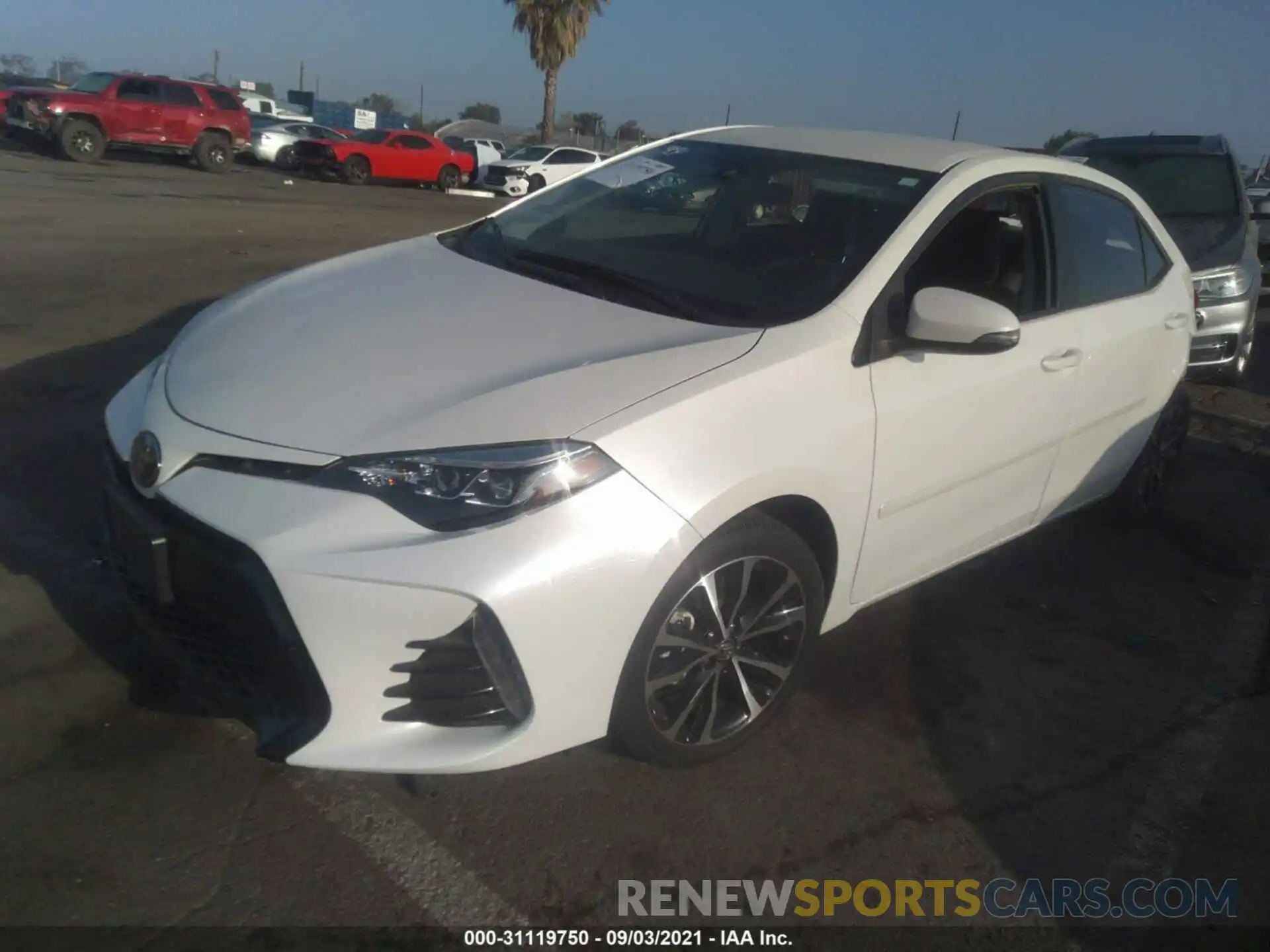 2 Photograph of a damaged car 5YFBURHEXKP927789 TOYOTA COROLLA 2019