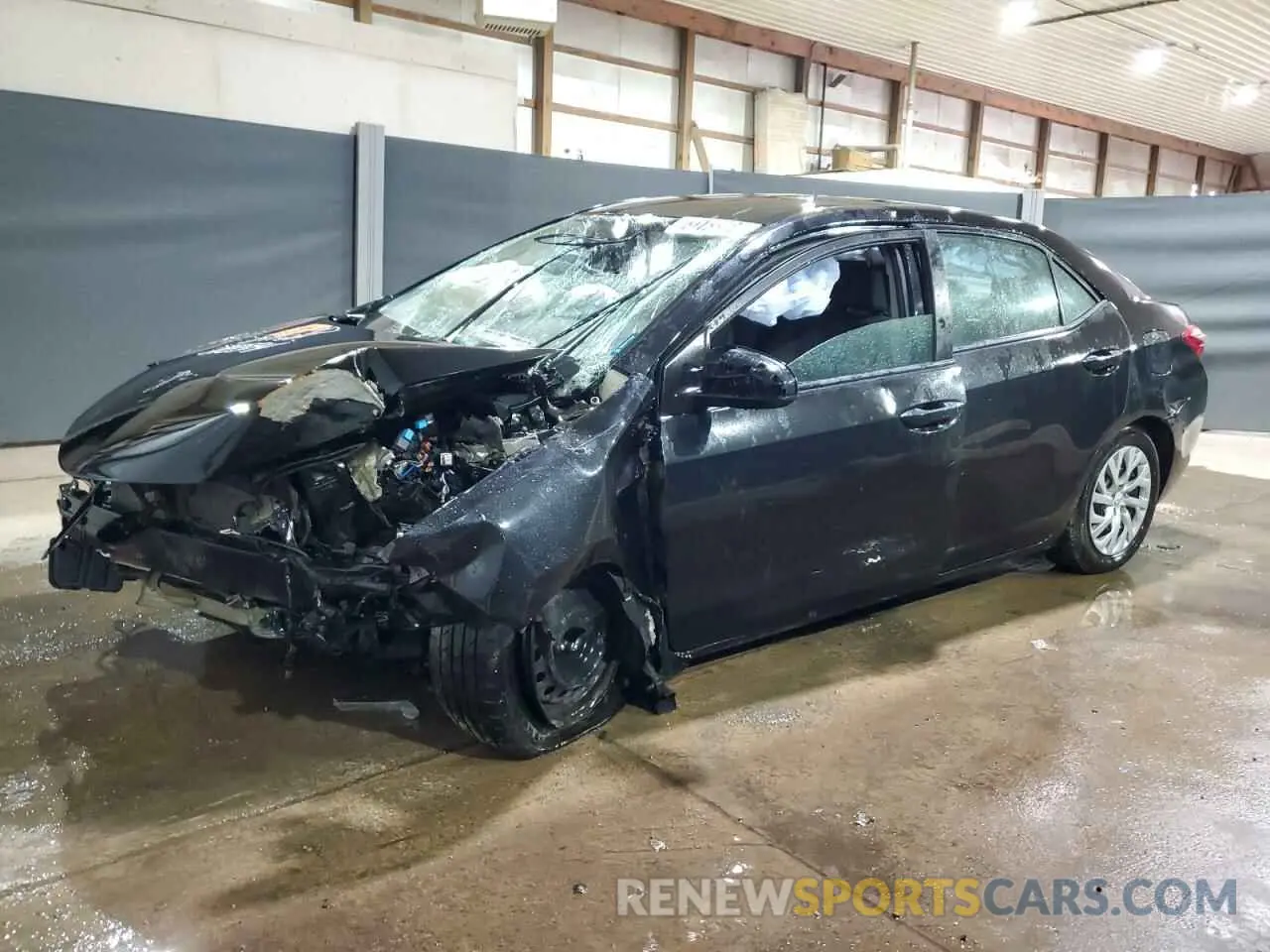 1 Photograph of a damaged car 5YFBURHEXKP928618 TOYOTA COROLLA 2019