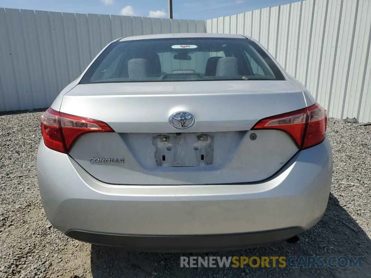 6 Photograph of a damaged car 5YFBURHEXKP930448 TOYOTA COROLLA 2019