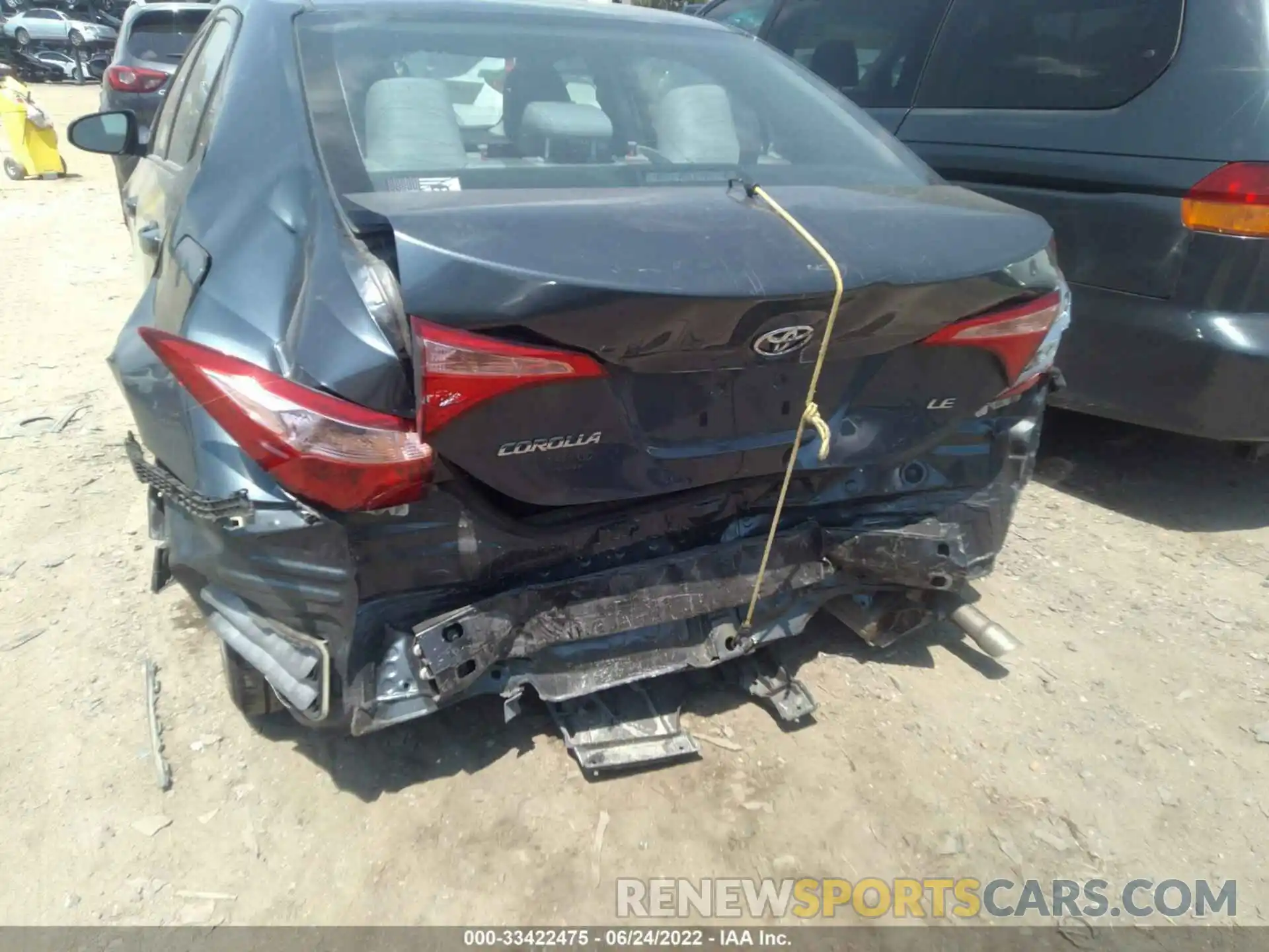 6 Photograph of a damaged car 5YFBURHEXKP931437 TOYOTA COROLLA 2019