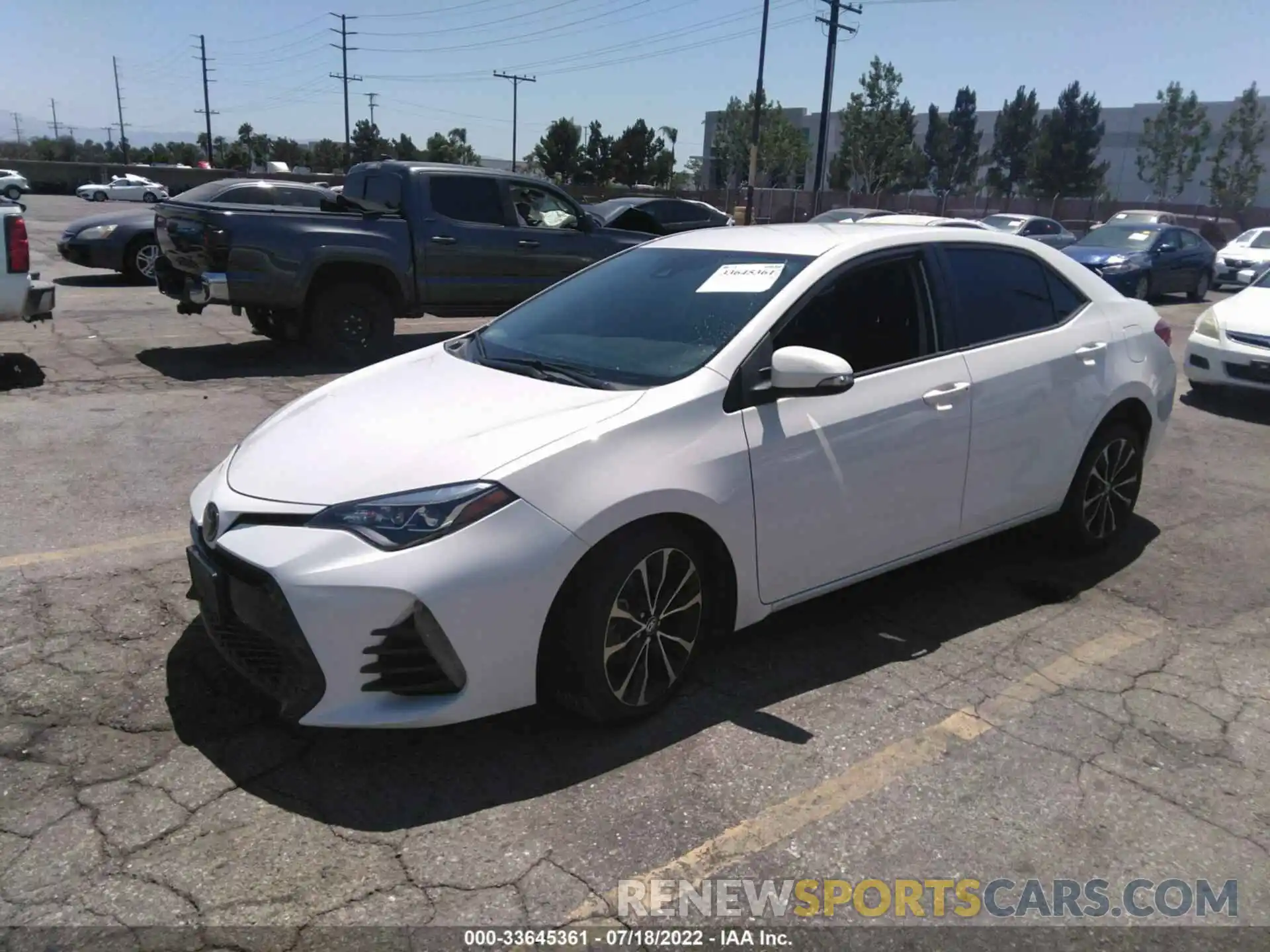 2 Photograph of a damaged car 5YFBURHEXKP932183 TOYOTA COROLLA 2019