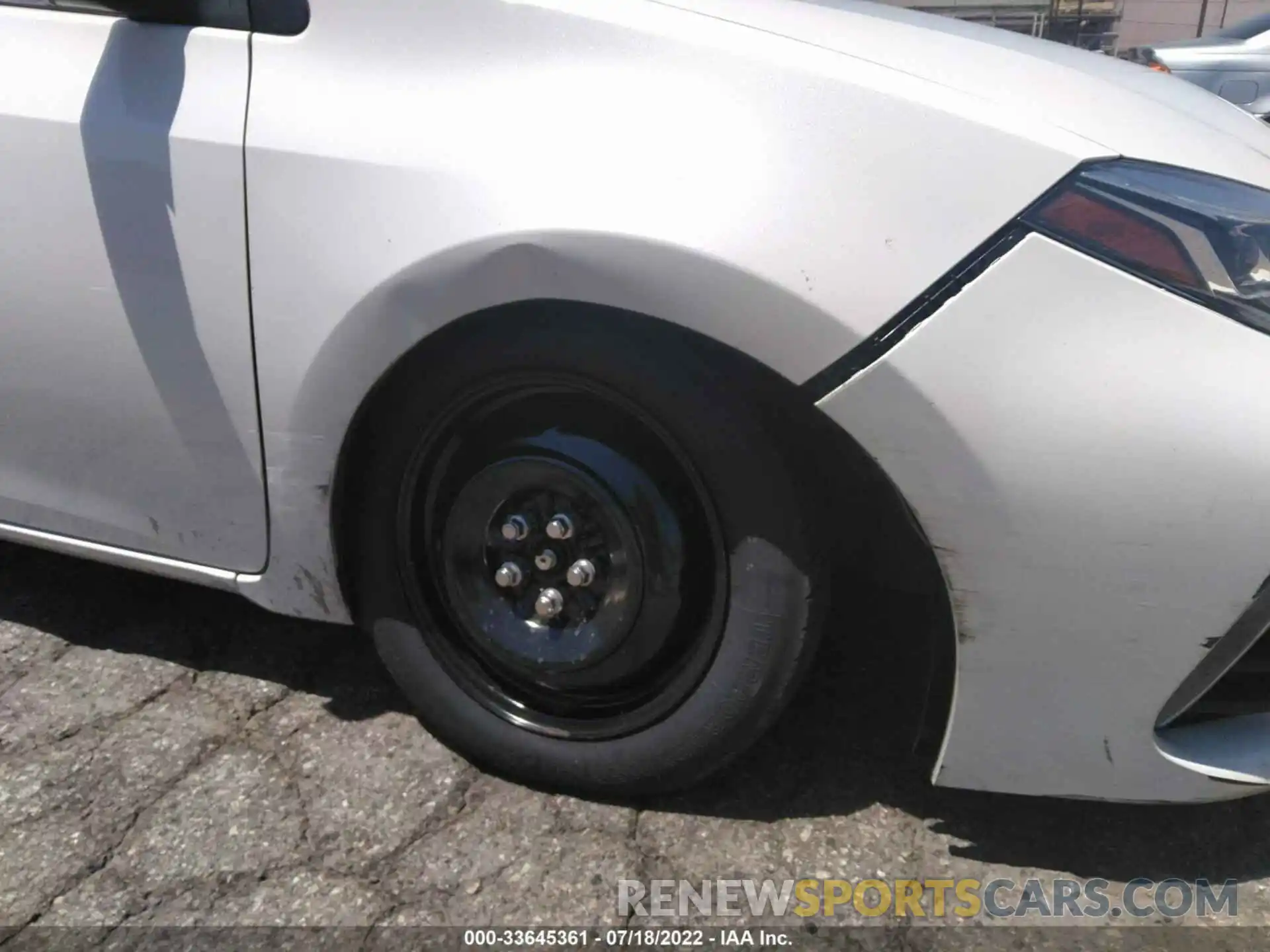 6 Photograph of a damaged car 5YFBURHEXKP932183 TOYOTA COROLLA 2019