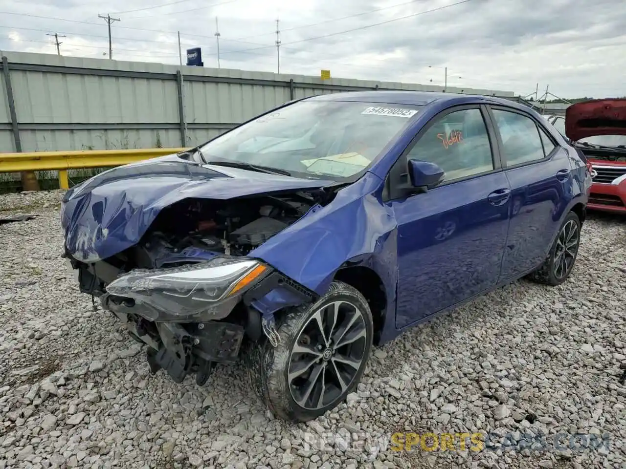 2 Photograph of a damaged car 5YFBURHEXKP932300 TOYOTA COROLLA 2019