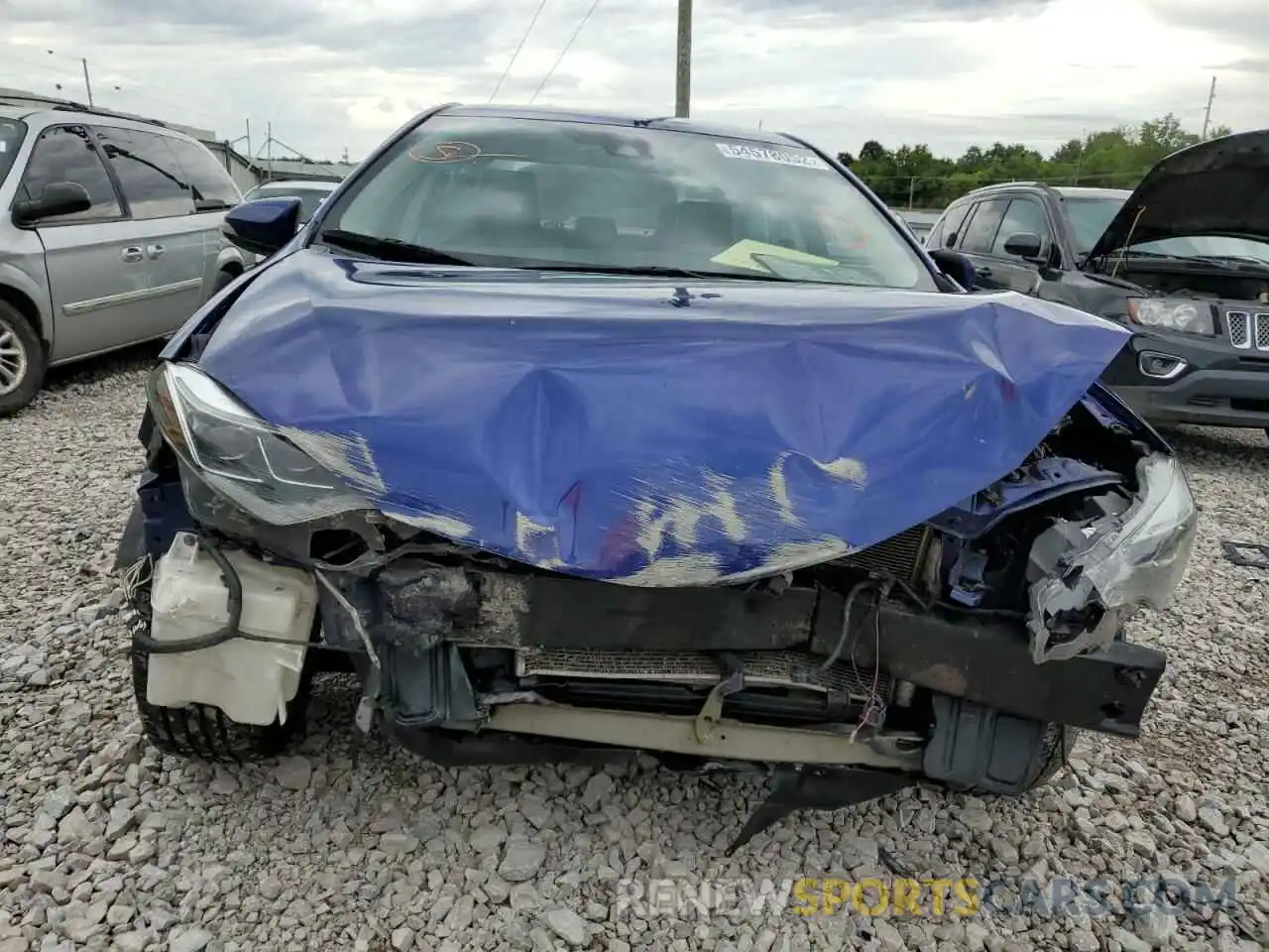 9 Photograph of a damaged car 5YFBURHEXKP932300 TOYOTA COROLLA 2019