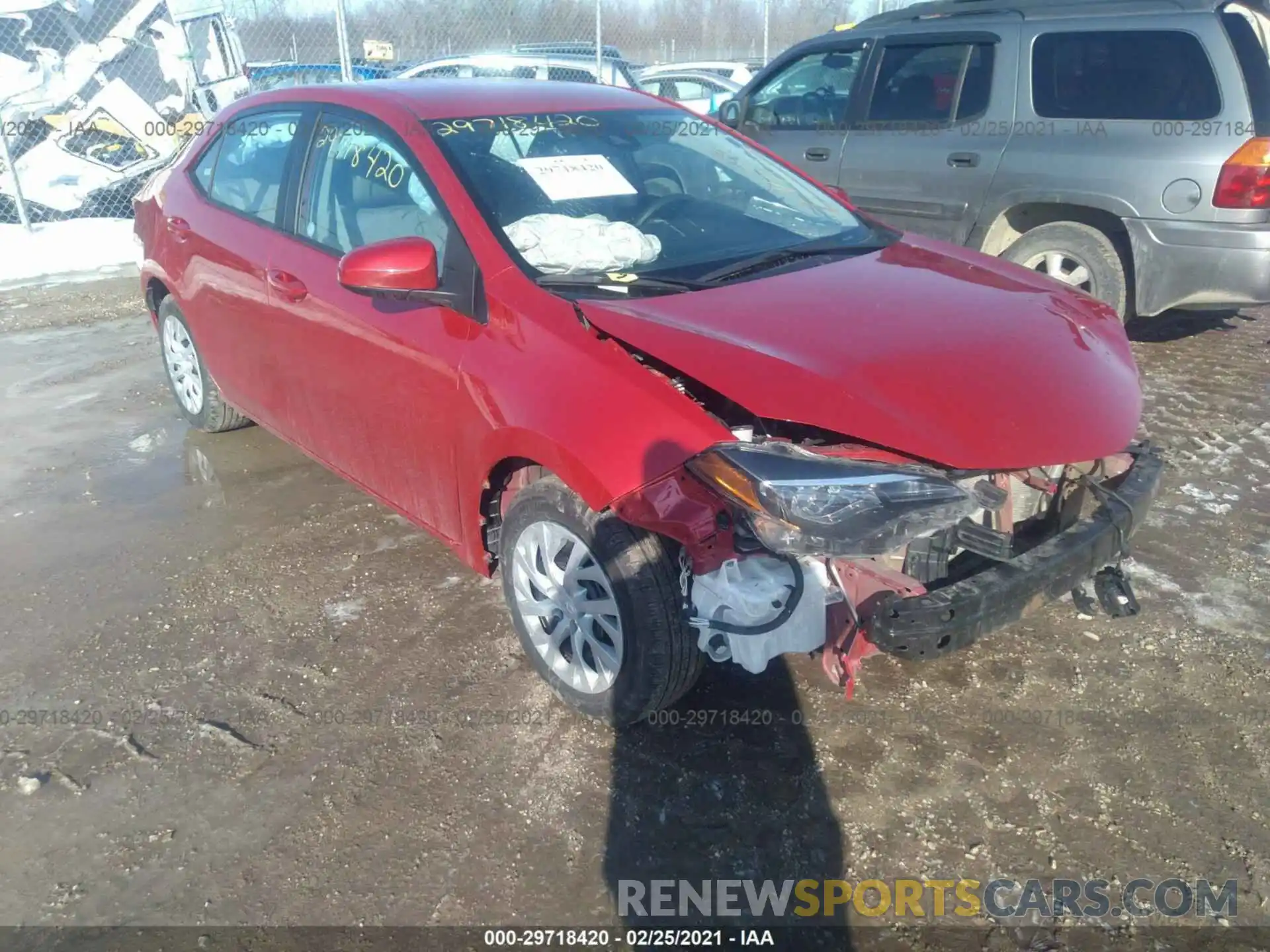 1 Photograph of a damaged car 5YFBURHEXKP932720 TOYOTA COROLLA 2019