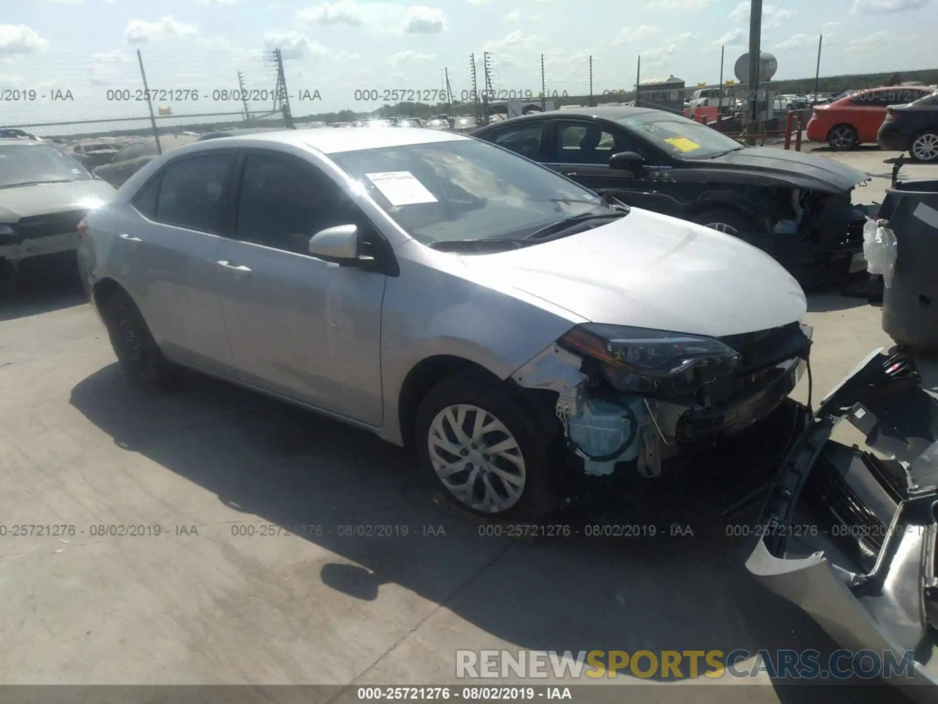 1 Photograph of a damaged car 5YFBURHEXKP933625 TOYOTA COROLLA 2019