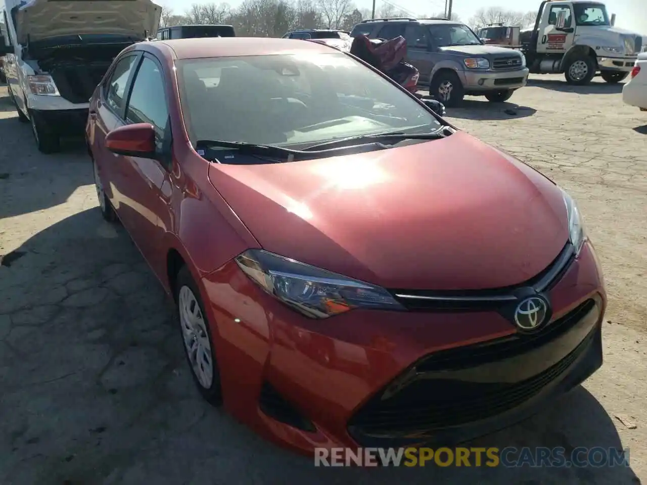 1 Photograph of a damaged car 5YFBURHEXKP934144 TOYOTA COROLLA 2019