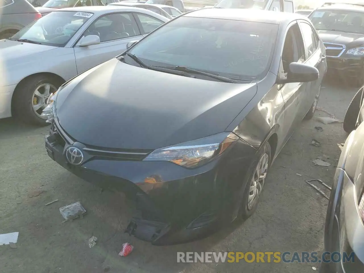 1 Photograph of a damaged car 5YFBURHEXKP934158 TOYOTA COROLLA 2019