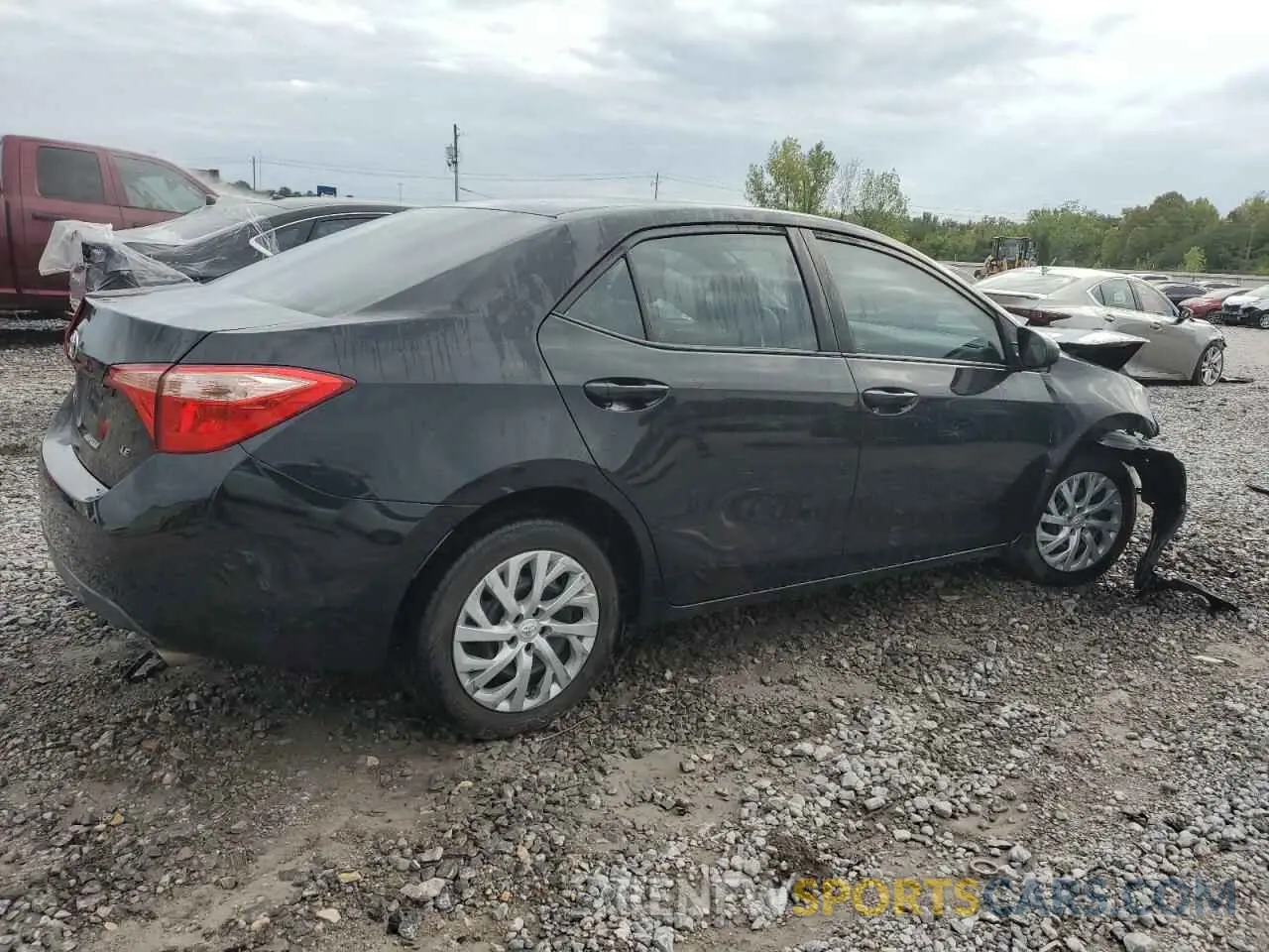 3 Photograph of a damaged car 5YFBURHEXKP934483 TOYOTA COROLLA 2019