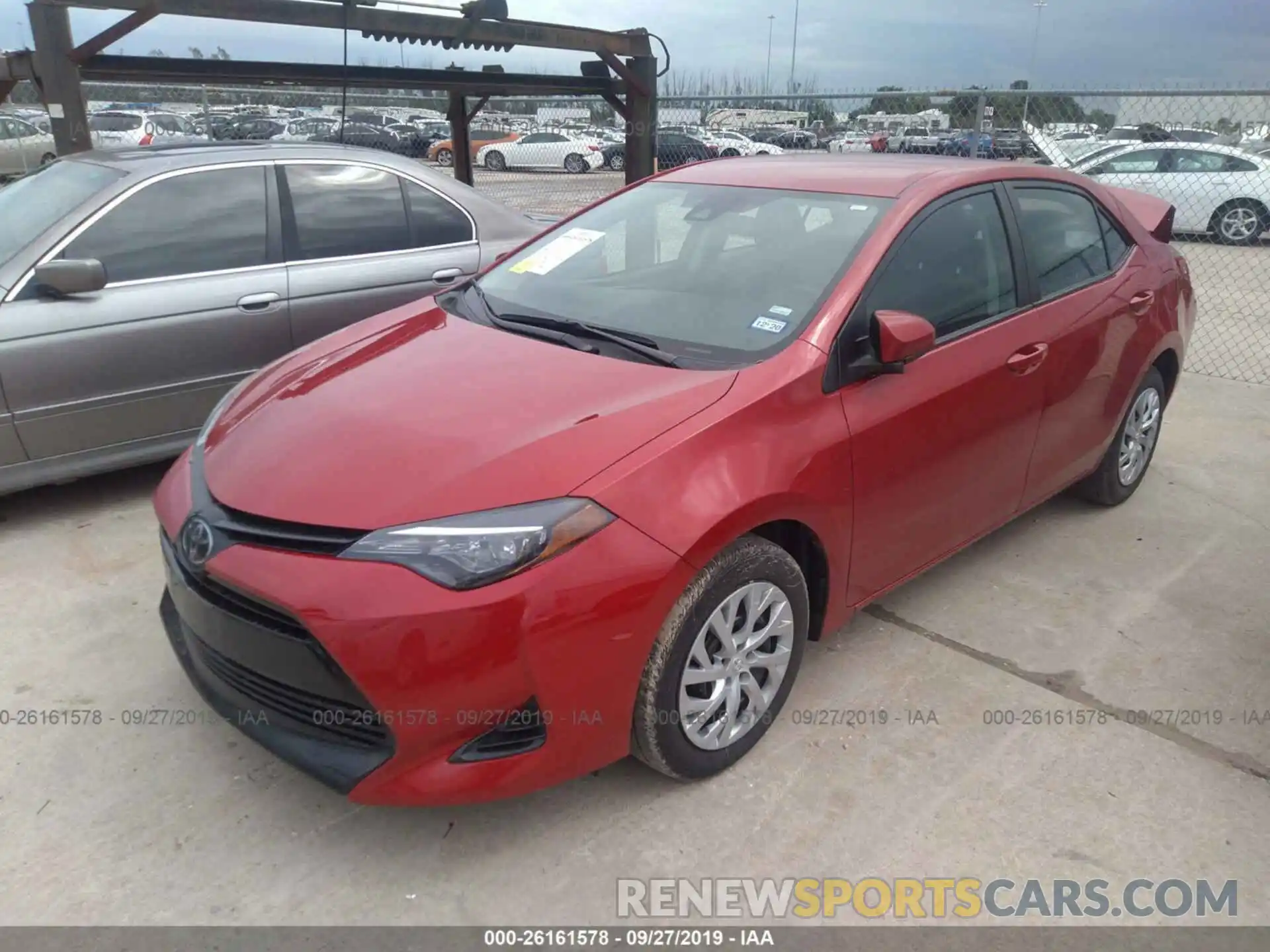 2 Photograph of a damaged car 5YFBURHEXKP934631 TOYOTA COROLLA 2019