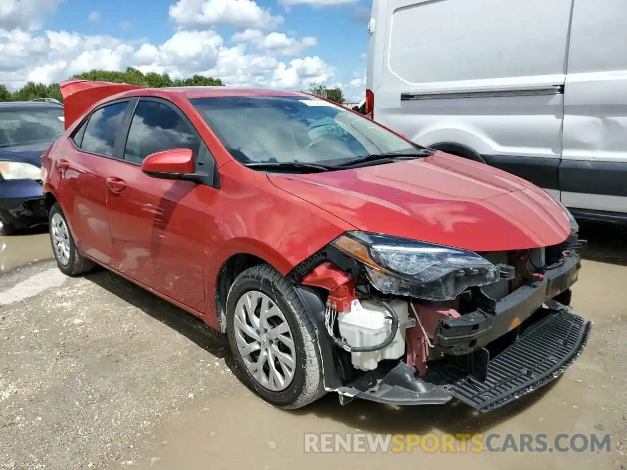 1 Photograph of a damaged car 5YFBURHEXKP937898 TOYOTA COROLLA 2019