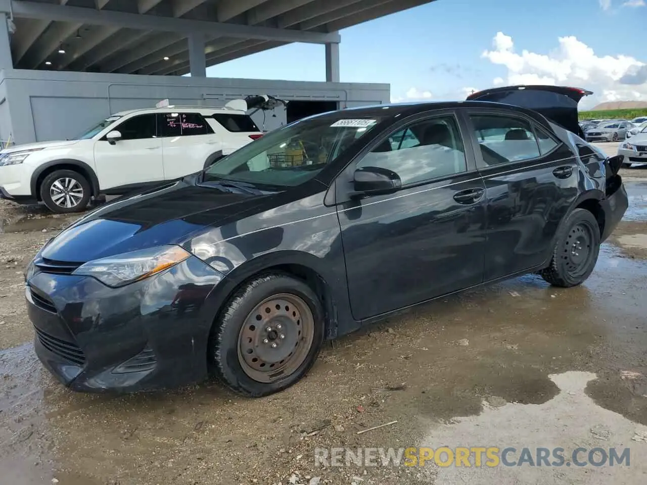 1 Photograph of a damaged car 5YFBURHEXKP939151 TOYOTA COROLLA 2019