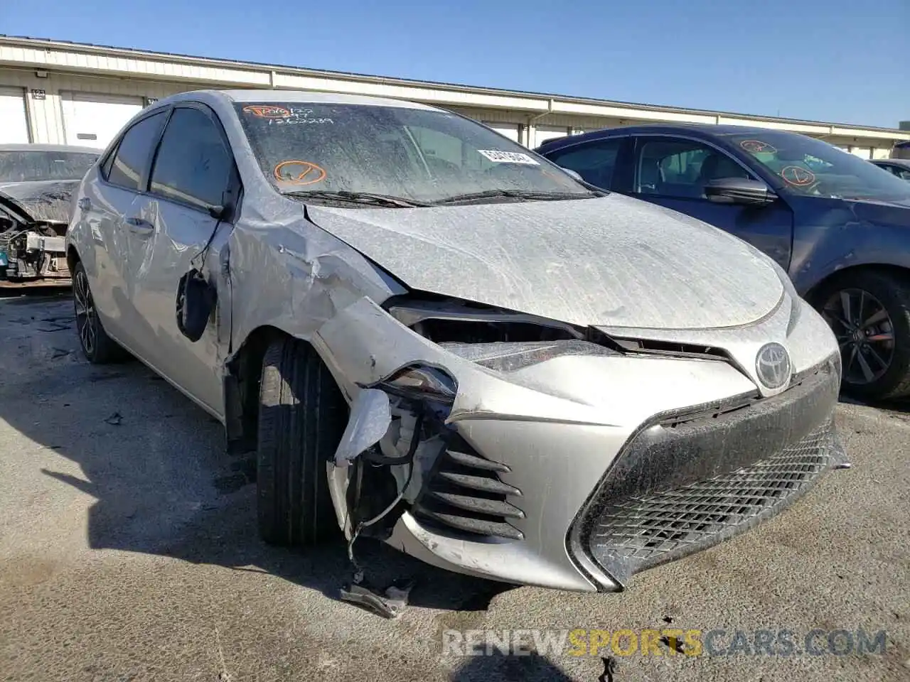 1 Photograph of a damaged car 5YFBURHEXKP939473 TOYOTA COROLLA 2019