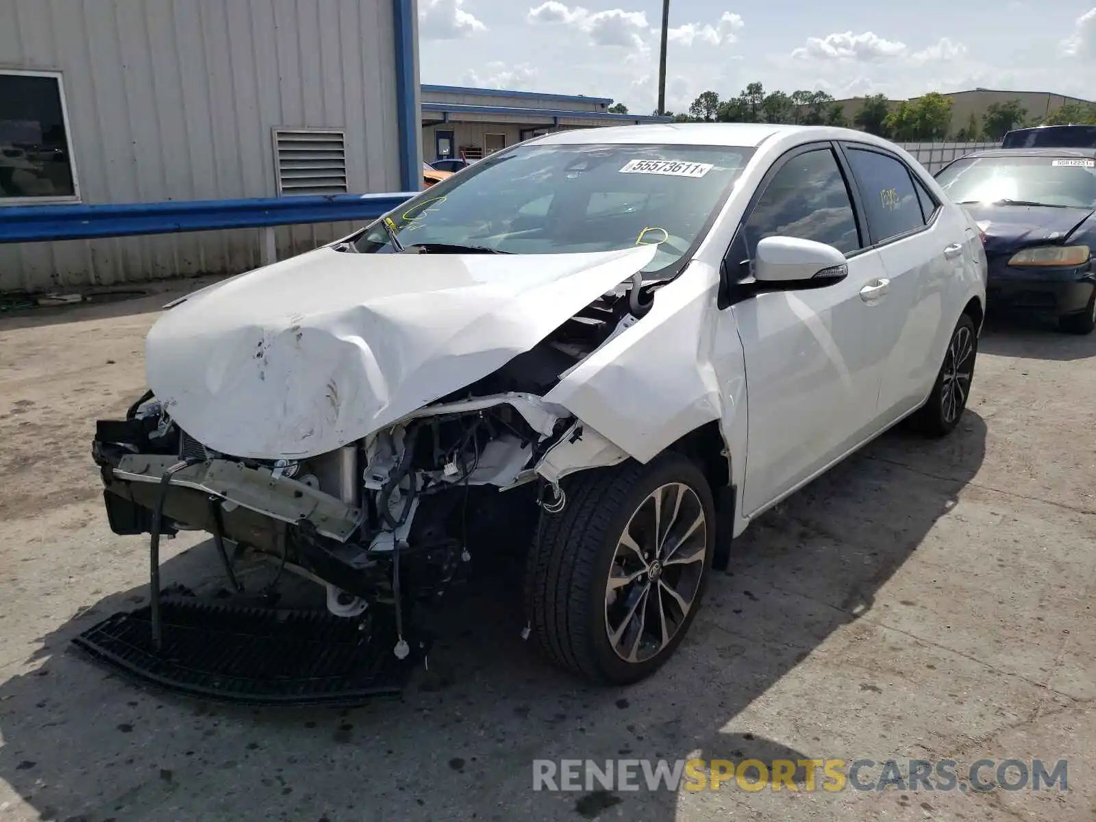 2 Photograph of a damaged car 5YFBURHEXKP940378 TOYOTA COROLLA 2019